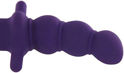 imageLovehoney Pleasure Probe Vibrating Prostate Massager Adult Sex Toys for Men Women amp Couples Bulbed Anal Vibrator with Removeable Bullet Vibrator Curved Silicone Butt Plug Anal Dildo with 10 Modes