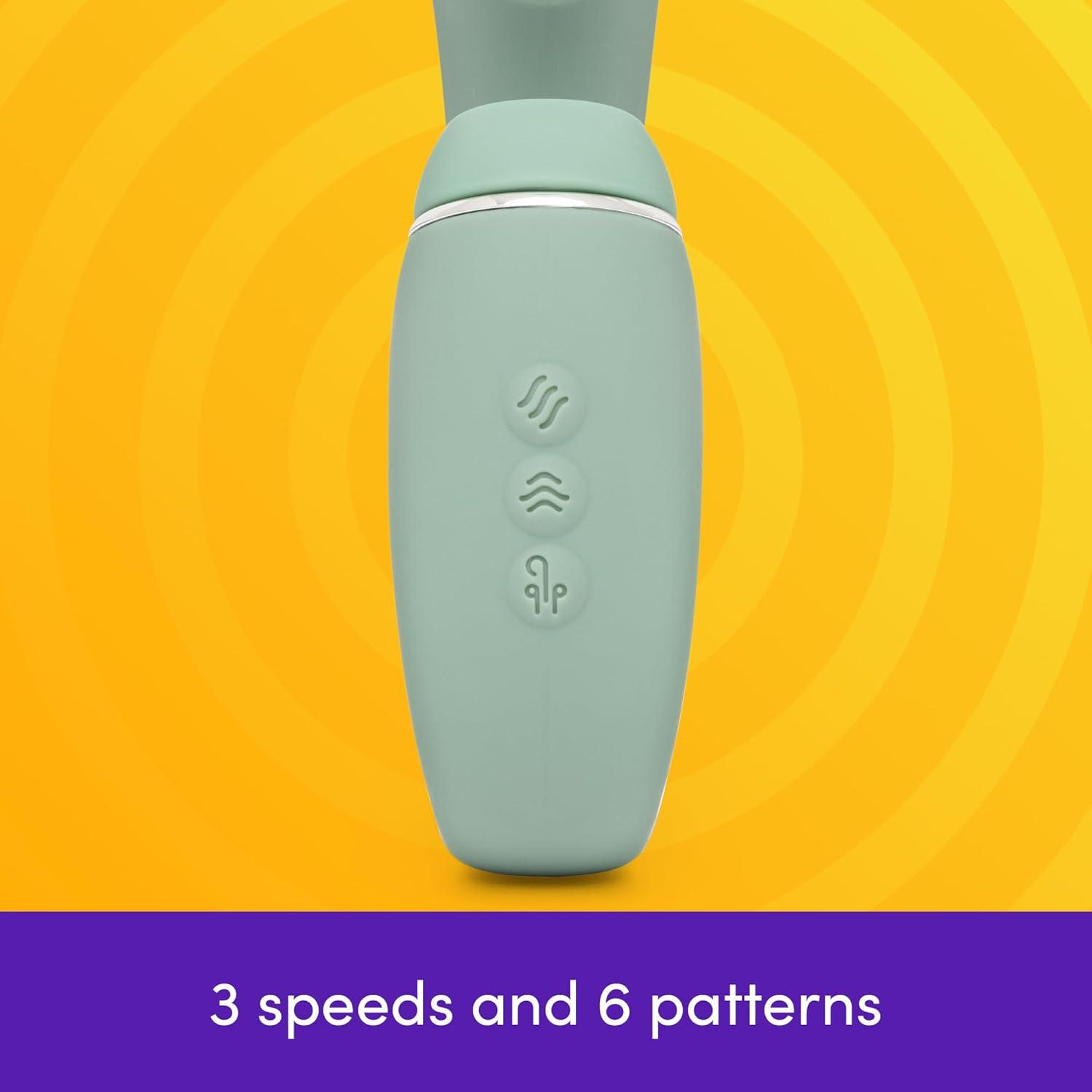 imageLovehoney Pulsing G Spot Vibrator amp Clit Sucker Stimulator Dual Stimulation Silicone Vibrating Dildo for Women Clitoral Suction Adult Toy Sexual Pleasure Personal Massager Sex Toys for Couples
