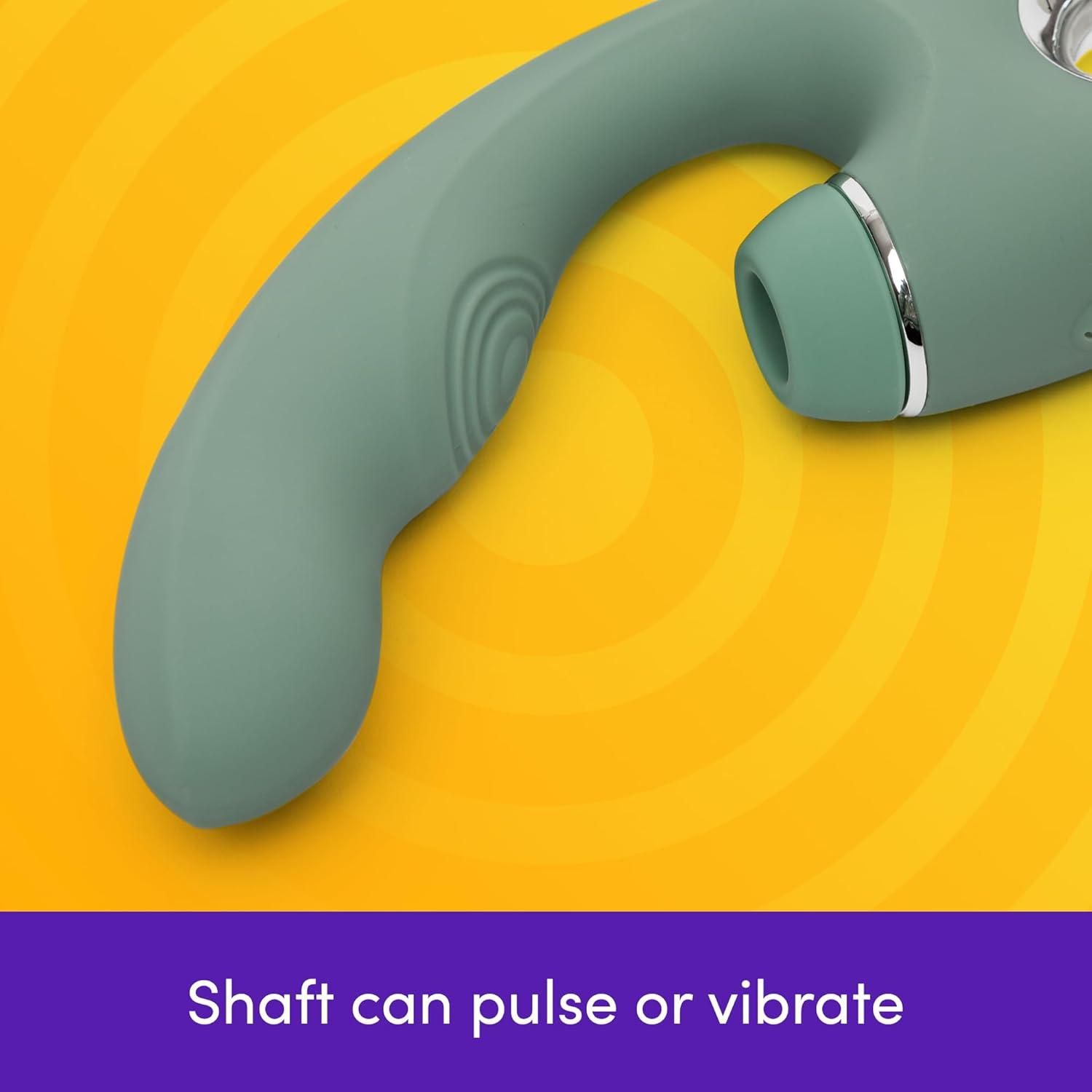 imageLovehoney Pulsing G Spot Vibrator amp Clit Sucker Stimulator Dual Stimulation Silicone Vibrating Dildo for Women Clitoral Suction Adult Toy Sexual Pleasure Personal Massager Sex Toys for Couples