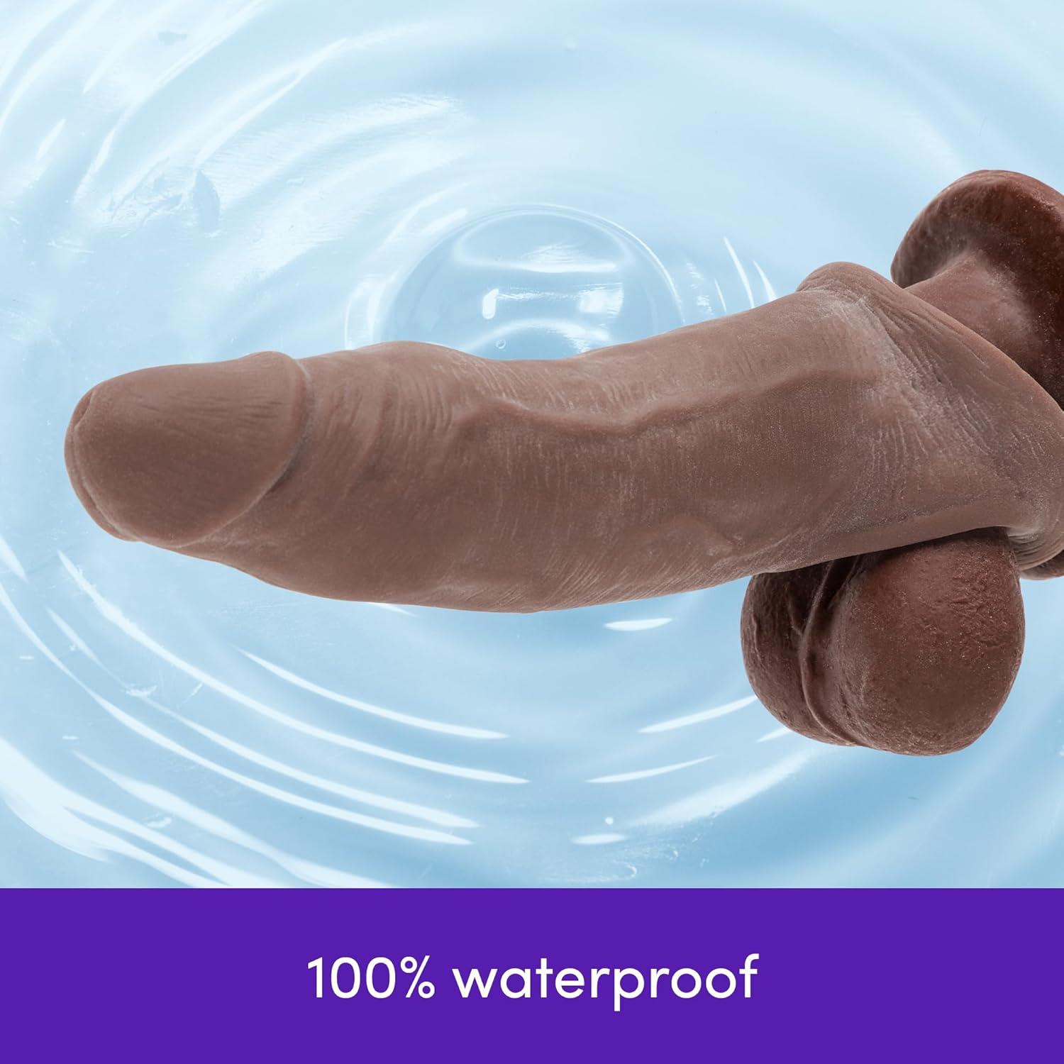 imageLovehoney RealFeel Realistic Penis Sleeve Extender amp Enjoy Water Based Lube 84fl oz Couples Sex Toy Kit Bundle