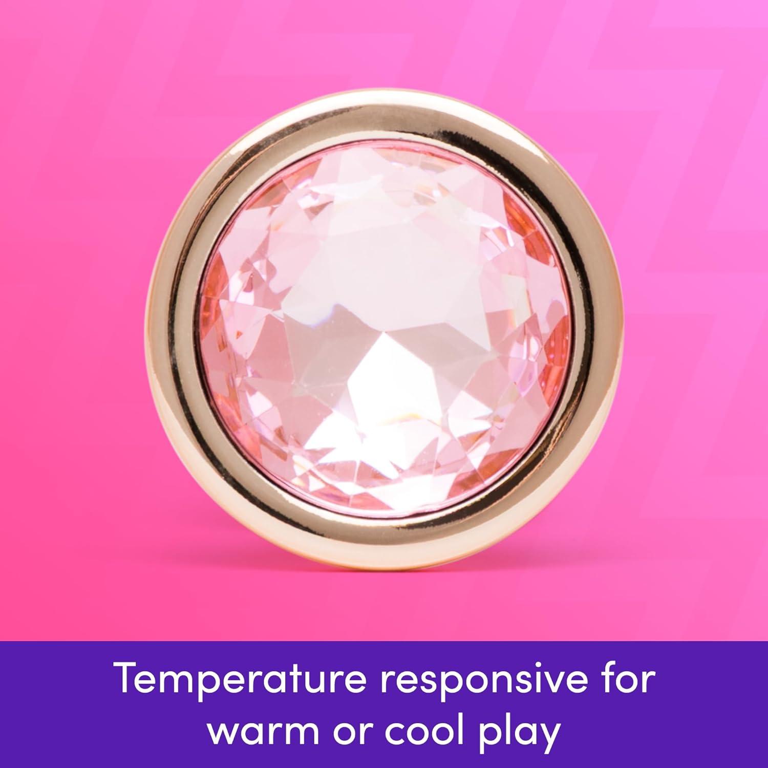 imageLovehoney Rose Gold Butt Plug 25 Pink Gem Anal Plug for Women amp Men Premium Metal Adult Toys Luxury Sex Toys Prostate Stimulator Couples Massager for Comfort amp Enhanced Pleasure