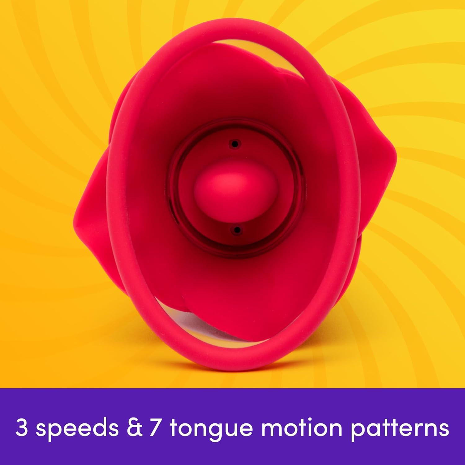 imageLovehoney Rose Vibrating Pussy Pump amp Clitoral Stimulator Powerful Rose Suction Toy with Flickering Tongue 3 Speeds 7 Modes Intense Clitoral Vulva amp Nipple Stimulation USB Rechargeable