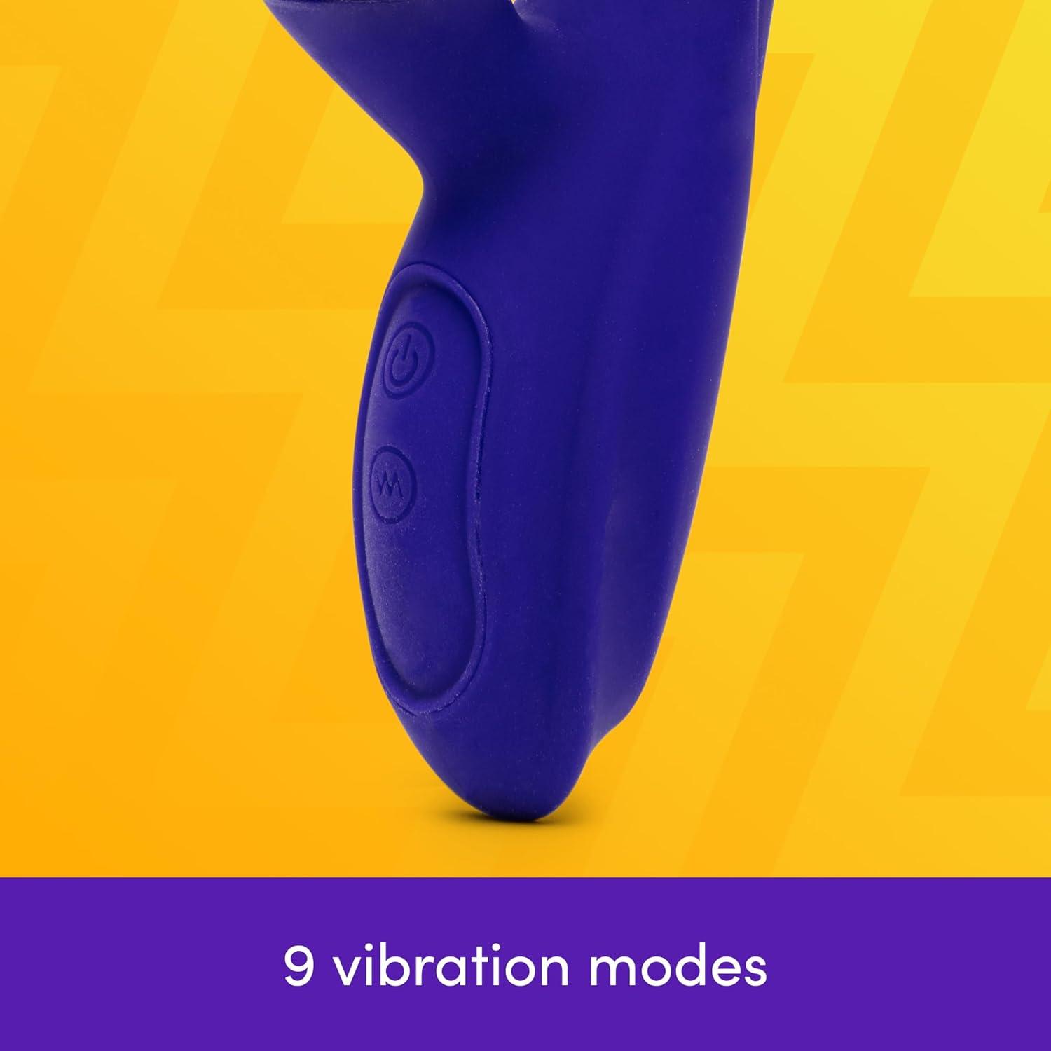 imageLovehoney Rotating Rabbit Vibrator for Women Silicone Vibrating Dildo G Spot Personal Massager 9 Powerful Vibration Modes Spinning Clitoral Stimulator Adult Sex Toys amp Games for Couples