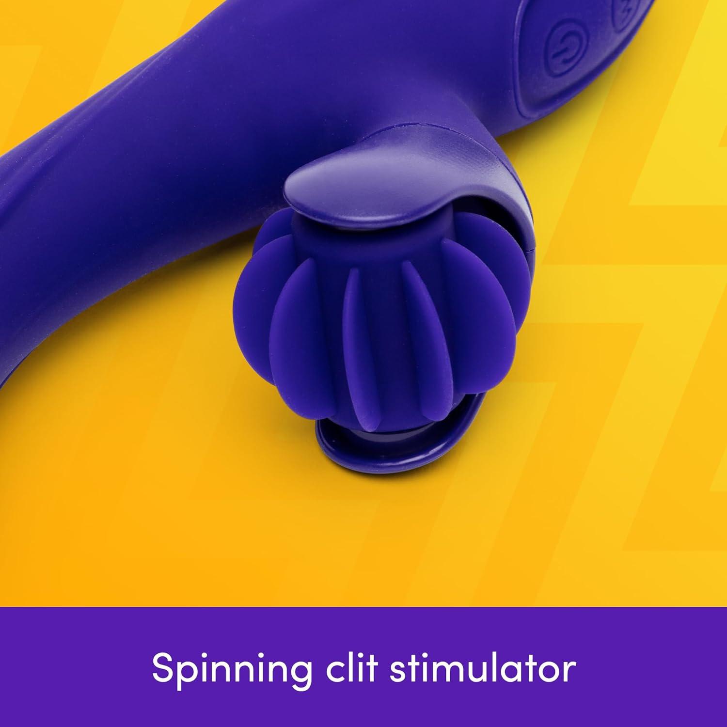 imageLovehoney Rotating Rabbit Vibrator for Women Silicone Vibrating Dildo G Spot Personal Massager 9 Powerful Vibration Modes Spinning Clitoral Stimulator Adult Sex Toys amp Games for Couples