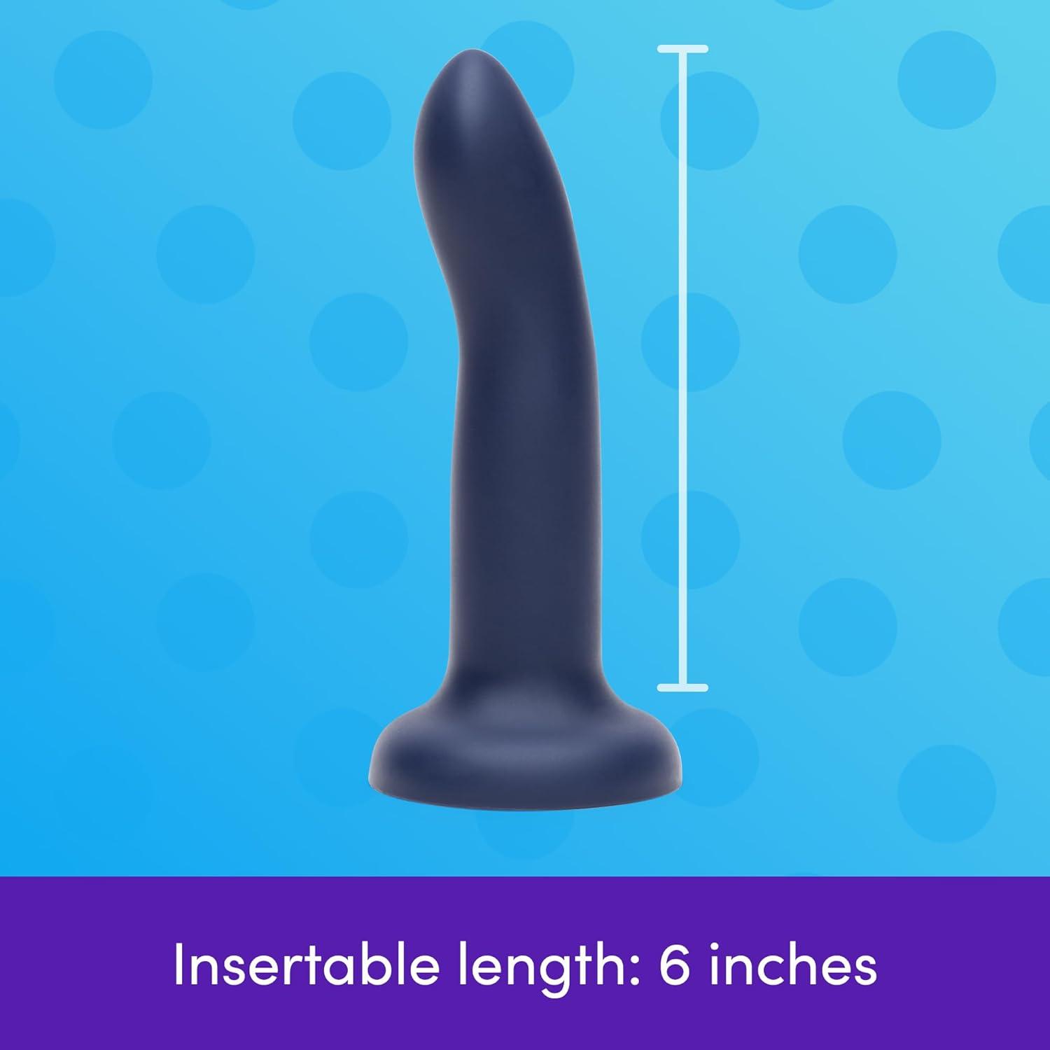 imageLovehoney Strap On Dildo amp Harness Kit 6 Inch Liquid Silicone Dildo for Pegging amp G Spot Stimulation Adjustable Harness with 3 ORings Prostate Massager Adult Sex Toy for Couples Men amp Lesbians