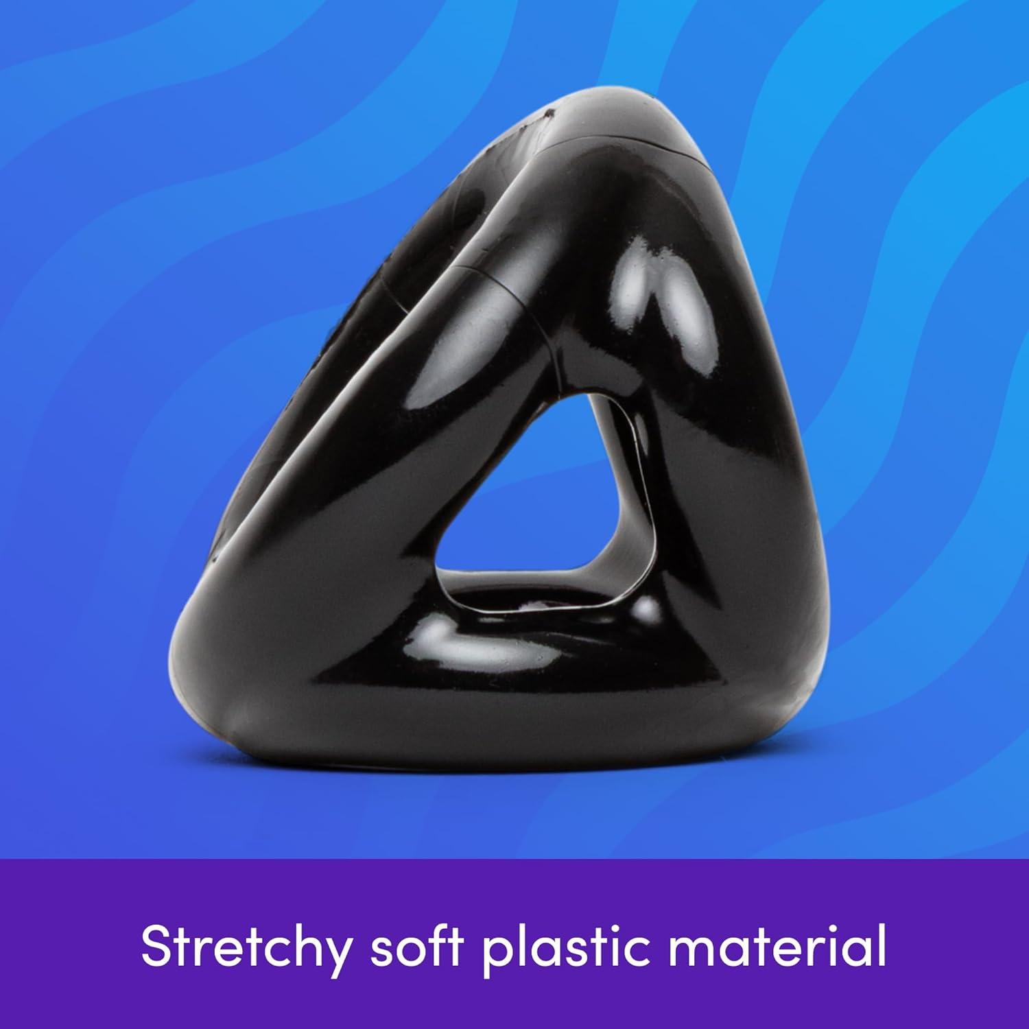 imageLovehoney Stretchy Triple Cock Ring amp Ball Sling Male Sex Toy Flexible Penis Ring Enhancer for Shaft and Balls Adult Couples Sex Toy Erection Enlarger Support for Harder amp LongLasting Sensations
