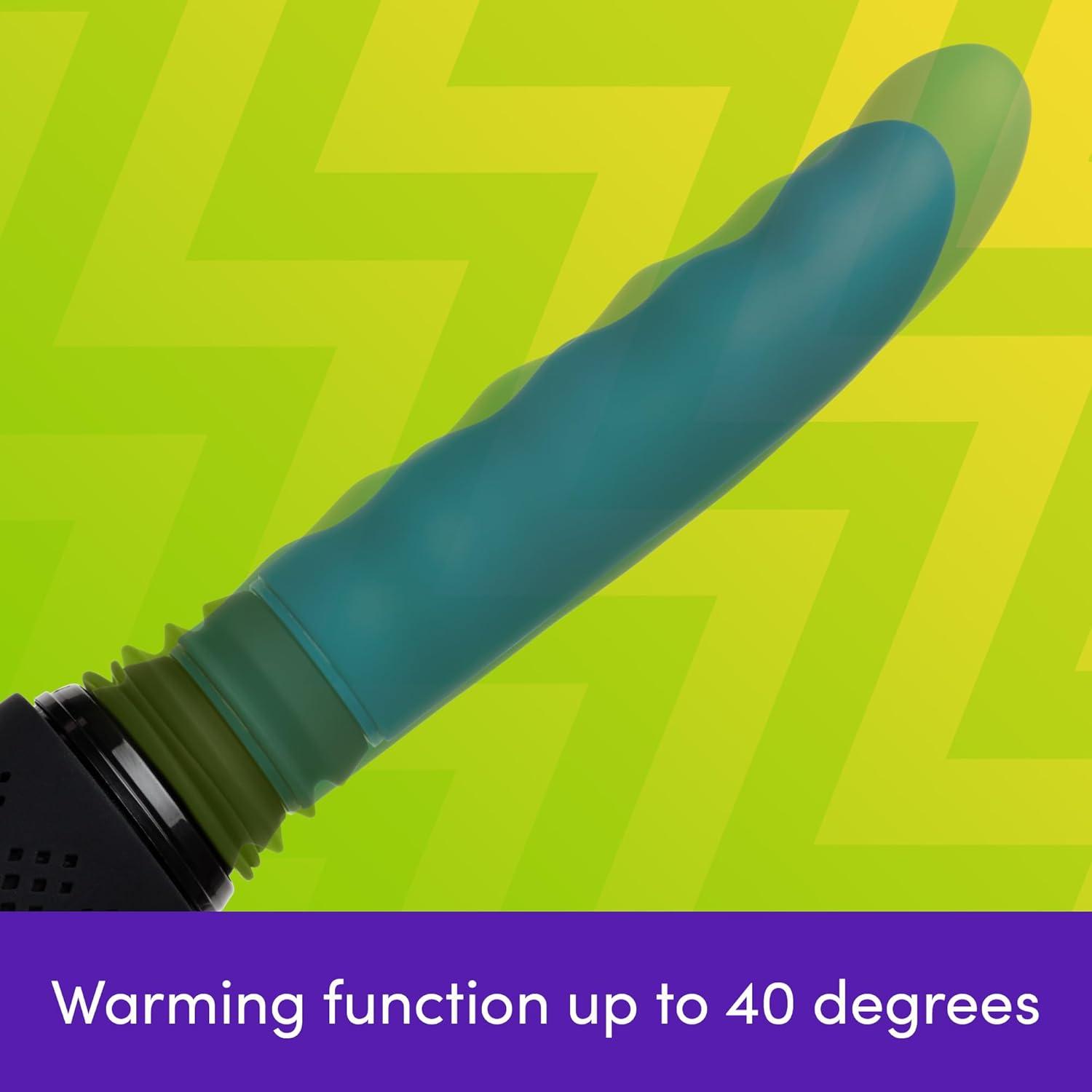imageLovehoney Sweet Heat Thrusting Warming Sex Machine for Women Heated Thrusting Dildo Vibrator with Remote Control amp Powerful Suction Cup Rechargeable HandsFree Sex Toy for Adults Travel Lock