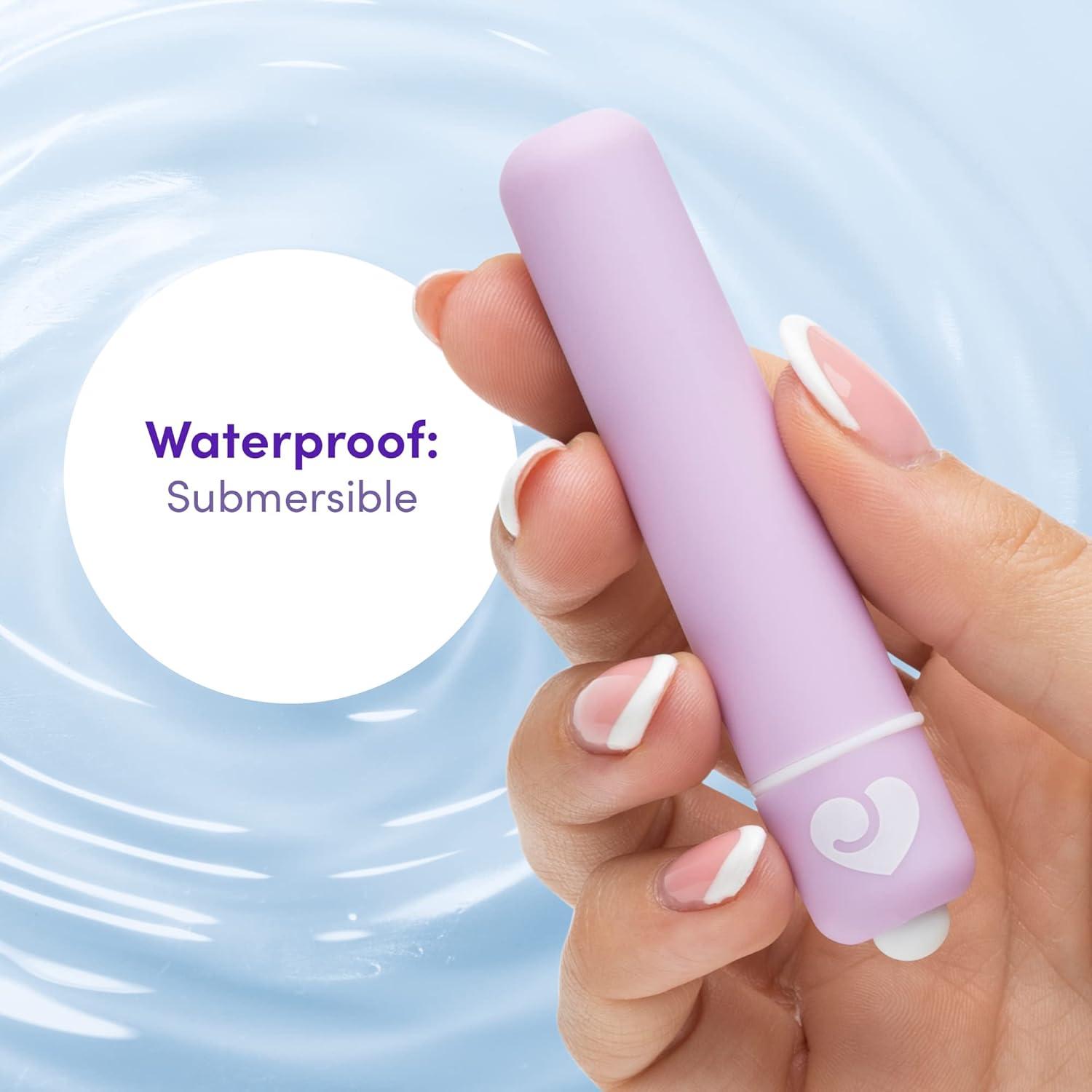 imageLovehoney Thrill Bullet Vibrator 3 Inch Lightweight amp Compact Mini Bullet Massager 10 Function Bullet Vibrator for Women Waterproof PurplePurple