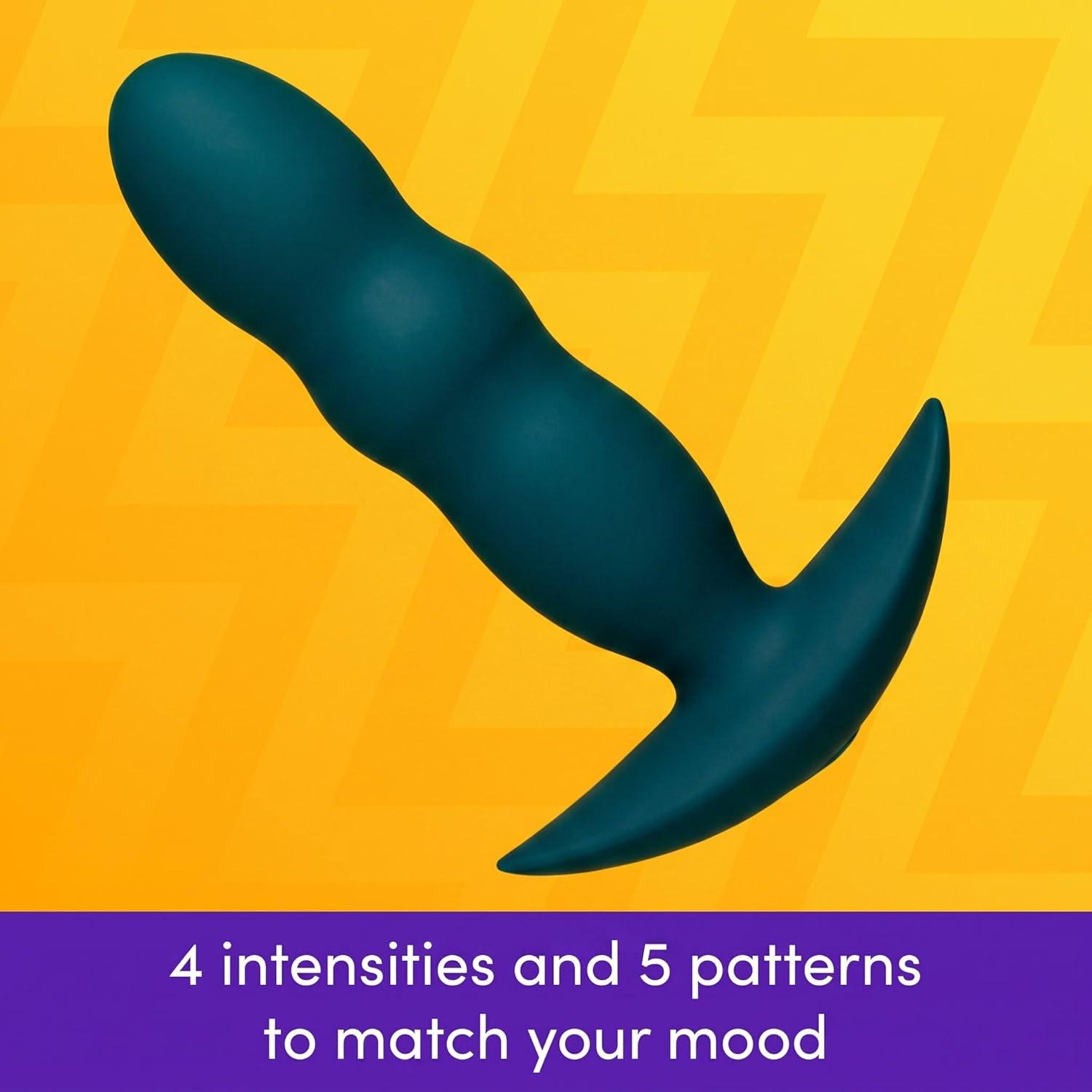 imageLovehoney Thrusting Remote Controlled Butt Plug Silicone Anal Plug Male Sex Toy Adult Toys for Pleasure Thrusting Anal Dildo Vibrator 4 Speeds amp 5 Pattern Waterproof Prostate Massager
