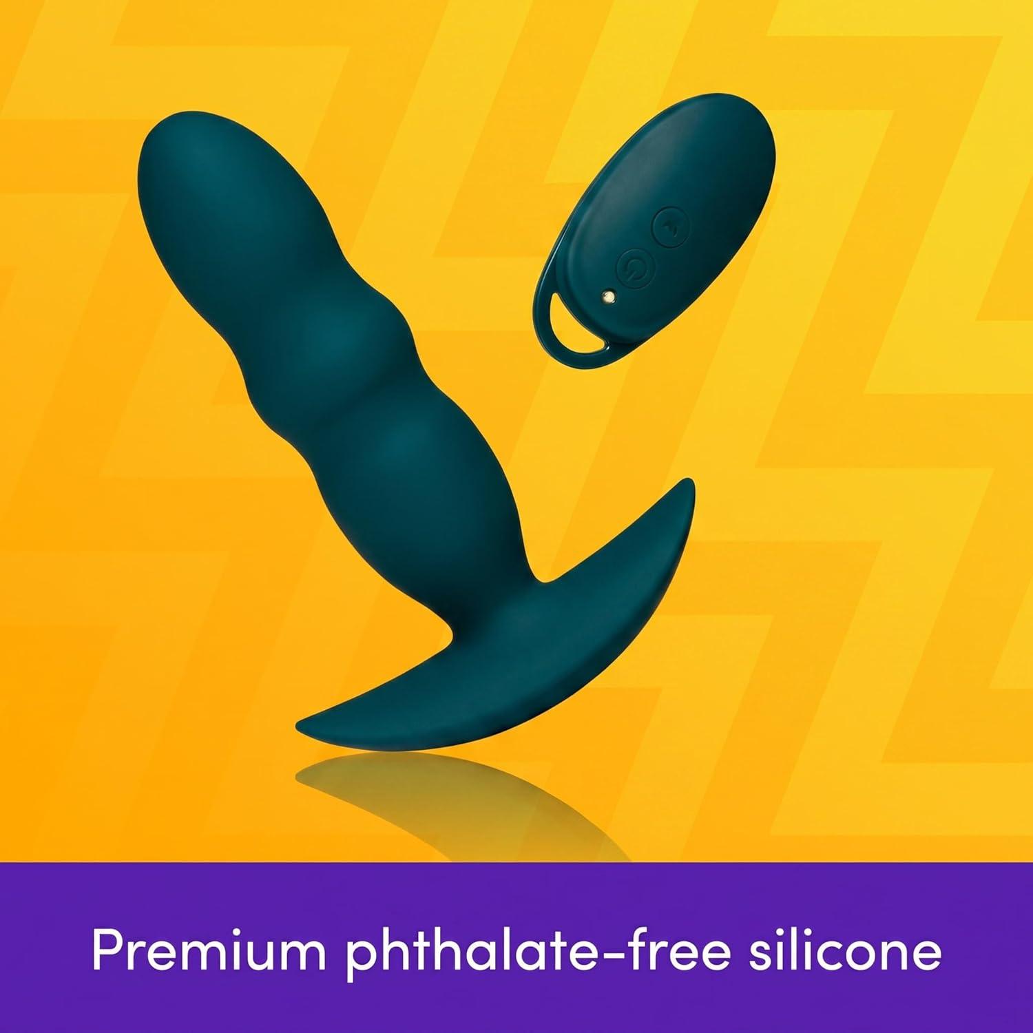imageLovehoney Thrusting Remote Controlled Butt Plug Silicone Anal Plug Male Sex Toy Adult Toys for Pleasure Thrusting Anal Dildo Vibrator 4 Speeds amp 5 Pattern Waterproof Prostate Massager