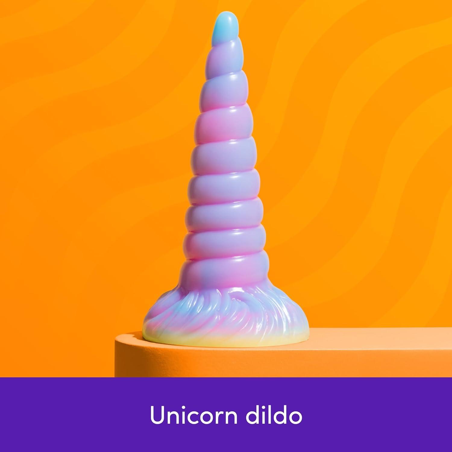 imageLovehoney Unicorn Monster Dildo Silicone Fantasy Dildo with Strong Suction Cup 8 Inch Big Anal Toy for Men Women amp Couples Thick Prostate Massager Adult Sex Toy Realistic G Spot Sex Toy