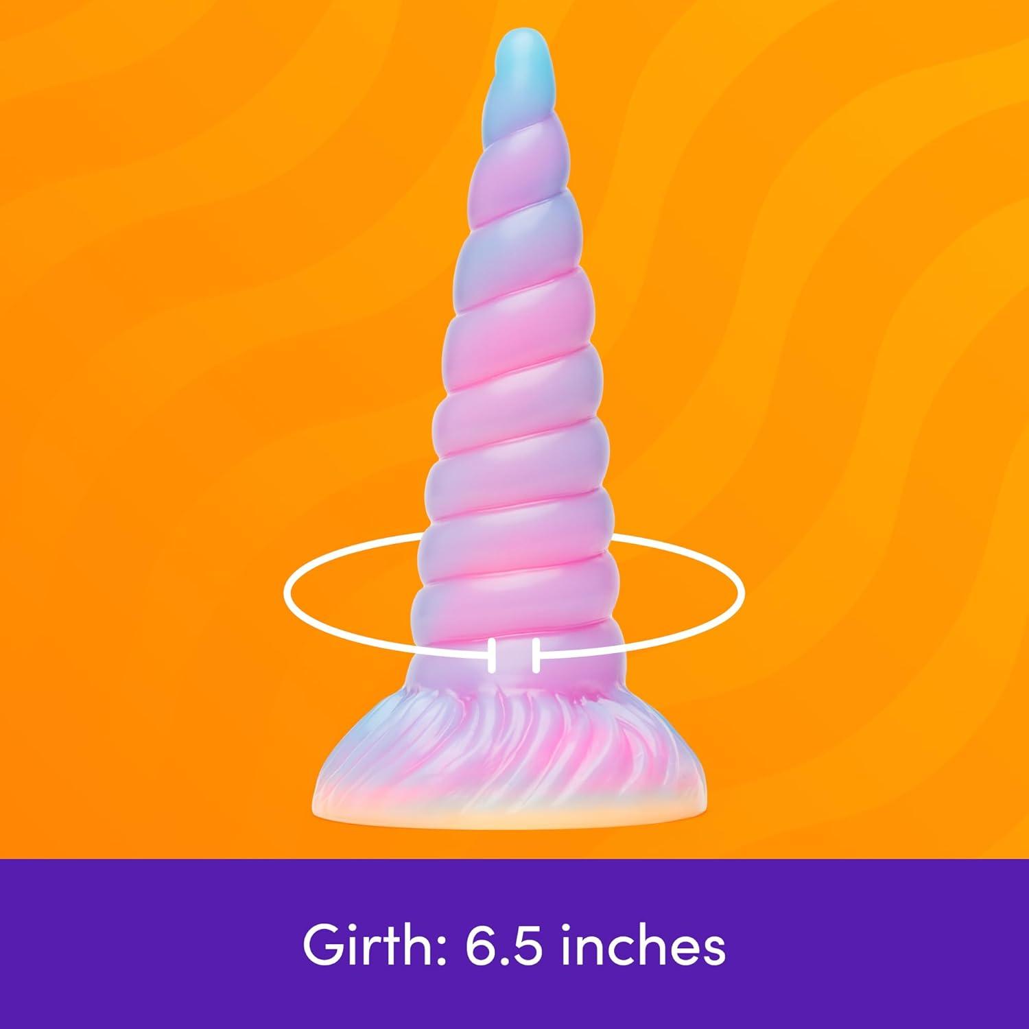imageLovehoney Unicorn Monster Dildo Silicone Fantasy Dildo with Strong Suction Cup 8 Inch Big Anal Toy for Men Women amp Couples Thick Prostate Massager Adult Sex Toy Realistic G Spot Sex Toy