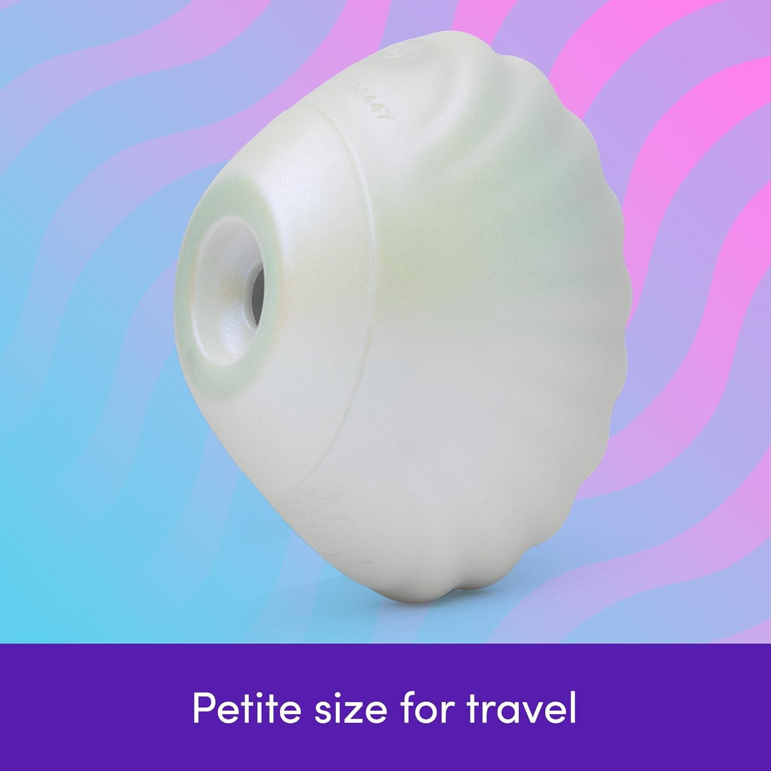 imageLovehoney Venus Shell Clit Sucker Pleasure Air Technology Clitoral Suction Vibrator for Women with 7 Intensity Levels Silicone Clit Stimulator Rechargeable amp Waterproof Adult Sex Toy White