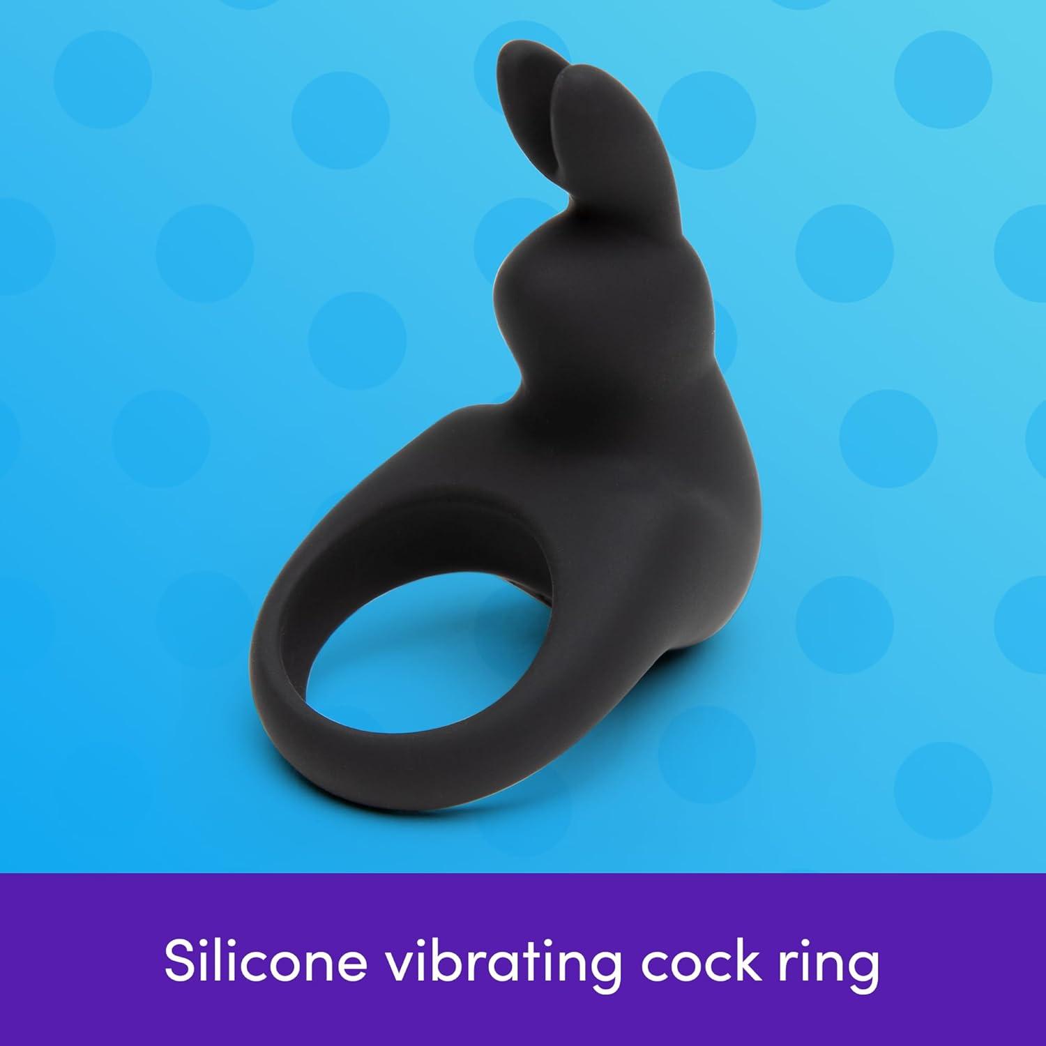 imageLovehoney Vibrating Cock Ring Male Sex Toy Silicone Stretchy Penis Ring Adult Sex Toys for Couples Rabbit Clitoral Stimulator with 12 Modes Waterproof amp Rechargeable Sexual Enhancers for Men