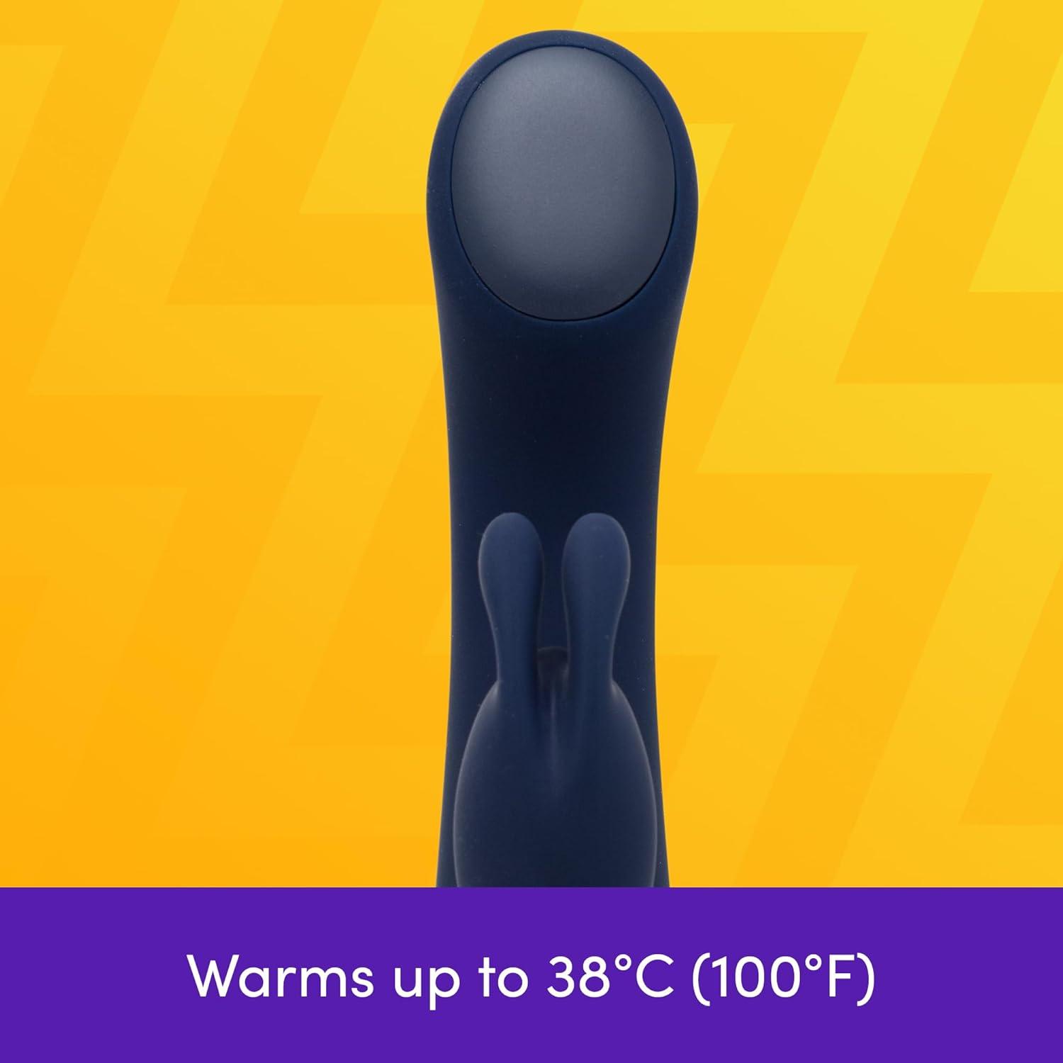 imageLovehoney Warming amp Cooling Rabbit Vibrator for Women Silicone Vibrating Dildo G Spot Personal Massager 7 Powerful Vibration Modes Clitoral Stimulator Adult Sex Toys amp Games for Couples