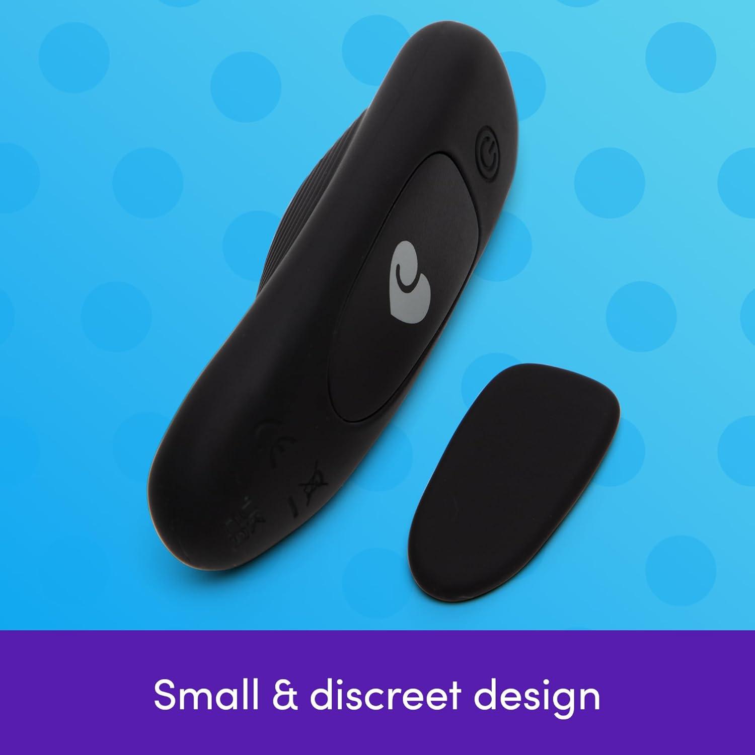 imageLovehoney Wearable Panty Vibrator for Women Remote Control Couples Sex Toys Discreet Clitoral Stimulator Underwear Vibrator with 11 Vibration Modes Silicone Personal Massager Adult Toy Black