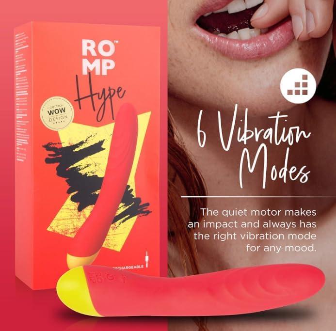 imageROMP Pulse Rabbit Vibrator amp Clit Sucker Clitoral Suction Device amp G Spot GSpot Stimulation amp Clitoris Sucker with Pleasure Air Technology Rechargeable amp Waterproof Adult Sex Toy for WomenHype