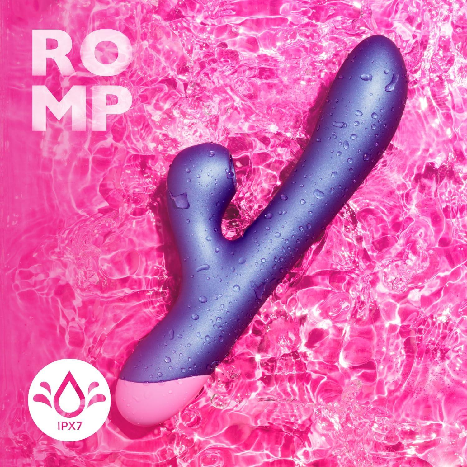 imageROMP Pulse Rabbit Vibrator amp Clit Sucker Clitoral Suction Device amp G Spot GSpot Stimulation amp Clitoris Sucker with Pleasure Air Technology Rechargeable amp Waterproof Adult Sex Toy for WomenPulse