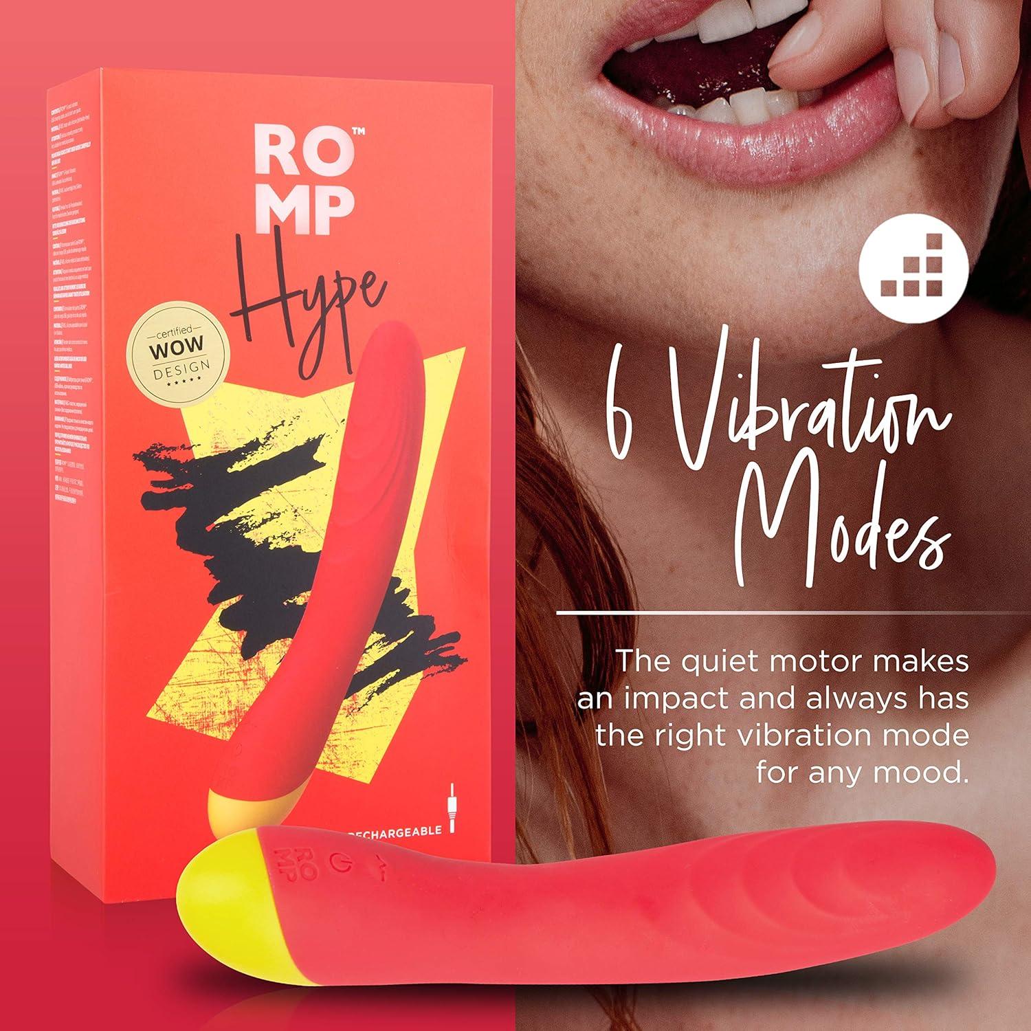 imageROMP Pulse Rabbit Vibrator amp Clit Sucker Clitoral Suction Device amp G Spot GSpot Stimulation amp Clitoris Sucker with Pleasure Air Technology Rechargeable amp Waterproof Adult Sex Toy for WomenHype