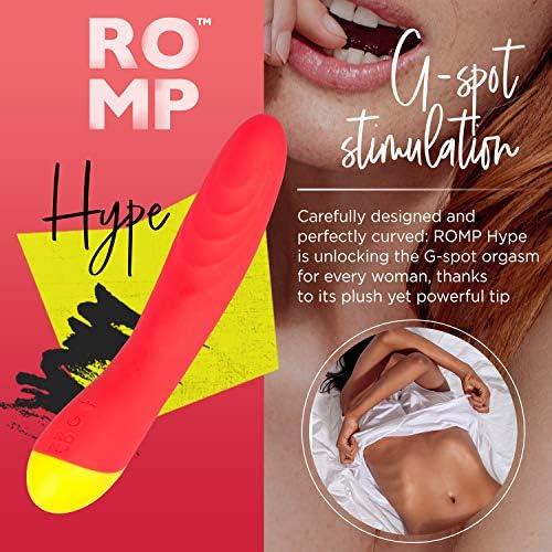 imageROMP Pulse Rabbit Vibrator amp Clit Sucker Clitoral Suction Device amp G Spot GSpot Stimulation amp Clitoris Sucker with Pleasure Air Technology Rechargeable amp Waterproof Adult Sex Toy for WomenHype