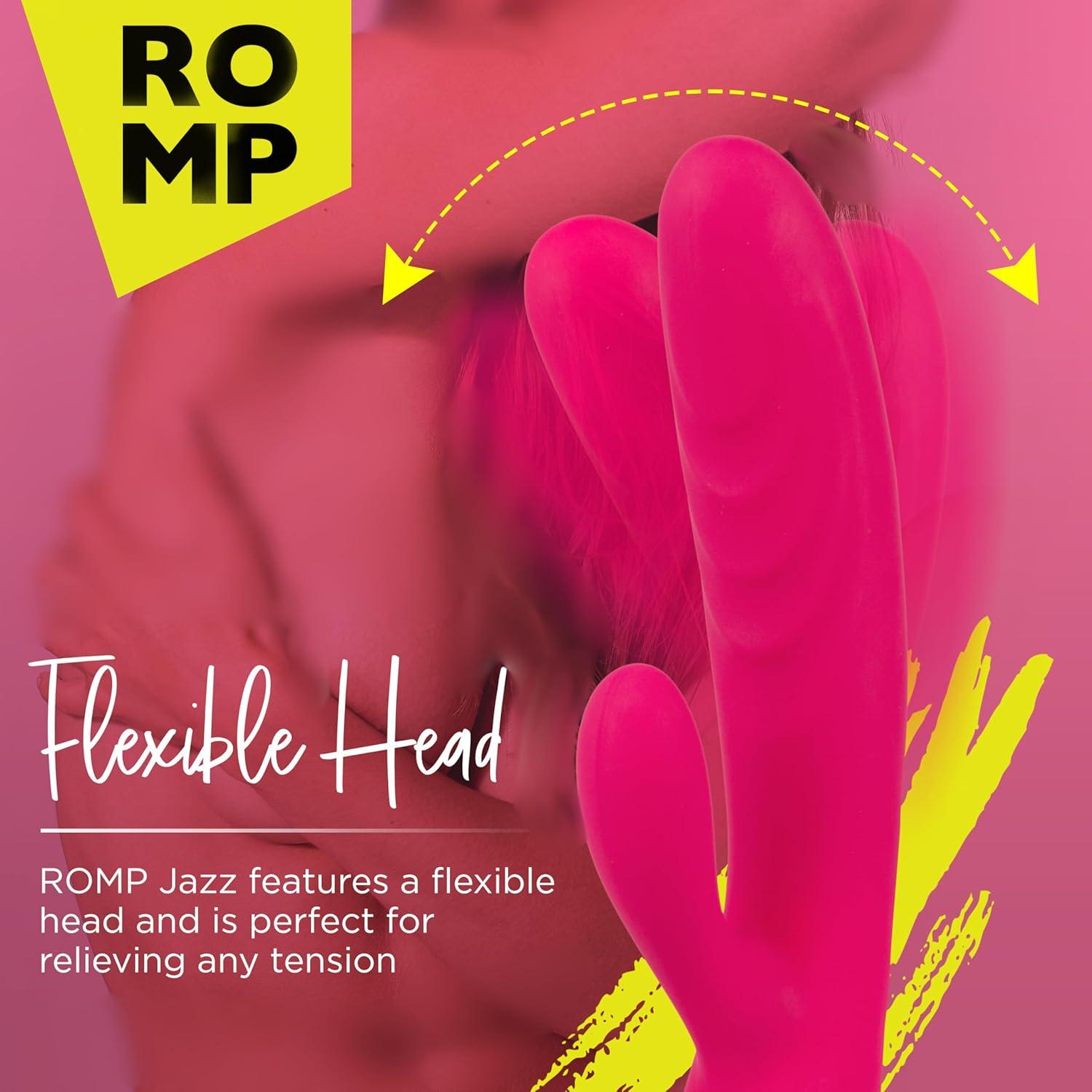 imageROMP Pulse Rabbit Vibrator amp Clit Sucker Clitoral Suction Device amp G Spot GSpot Stimulation amp Clitoris Sucker with Pleasure Air Technology Rechargeable amp Waterproof Adult Sex Toy for WomenJazz