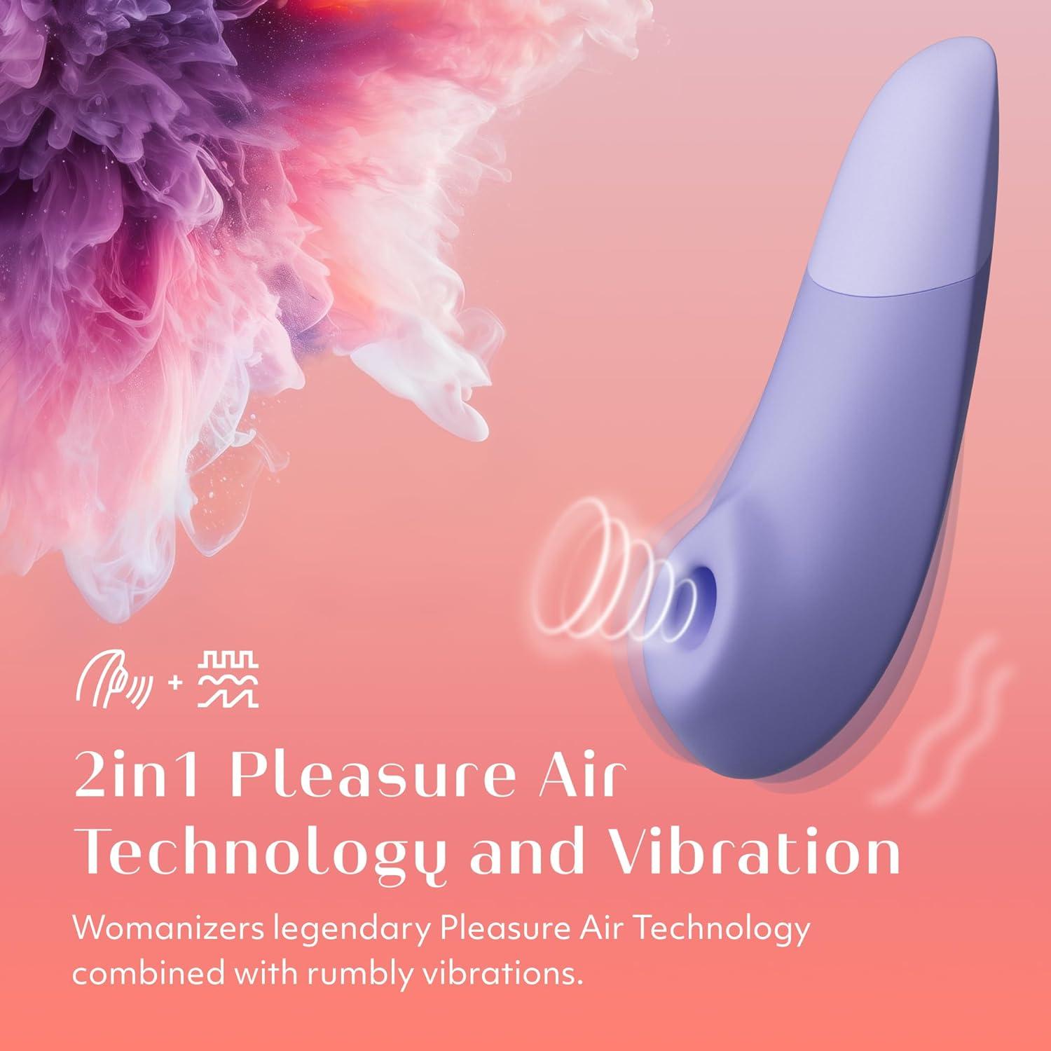 imageWomanizer Enhance 2 in 1 Air Massage Adult Toys amp Clitoris Vibrator for Women Clit Sucker Personal Massagers Clitoral Stimulator Vibration Sex Toys Couples Sexual Pleasure Tools for Women LilacLilac