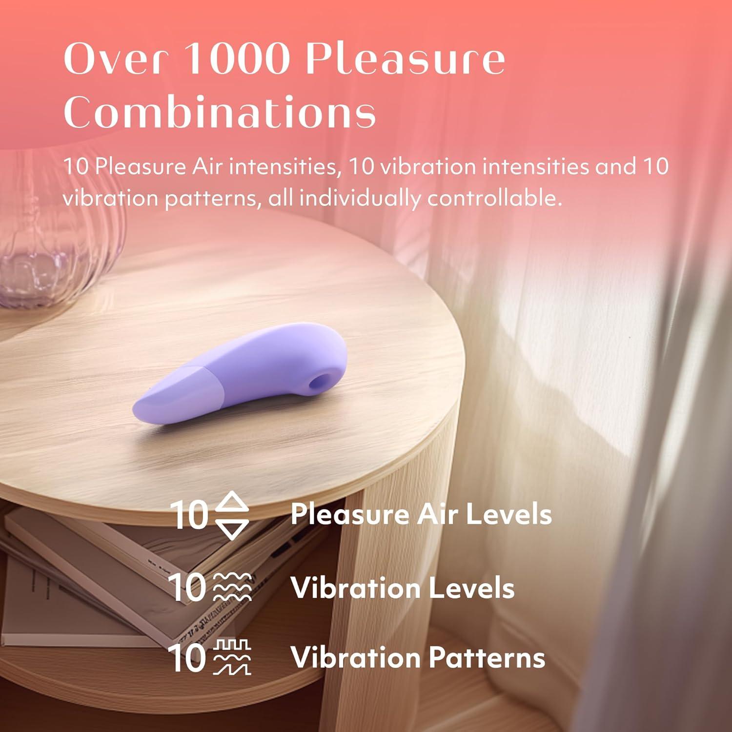 imageWomanizer Enhance 2 in 1 Air Massage Adult Toys amp Clitoris Vibrator for Women Clit Sucker Personal Massagers Clitoral Stimulator Vibration Sex Toys Couples Sexual Pleasure Tools for Women LilacLilac