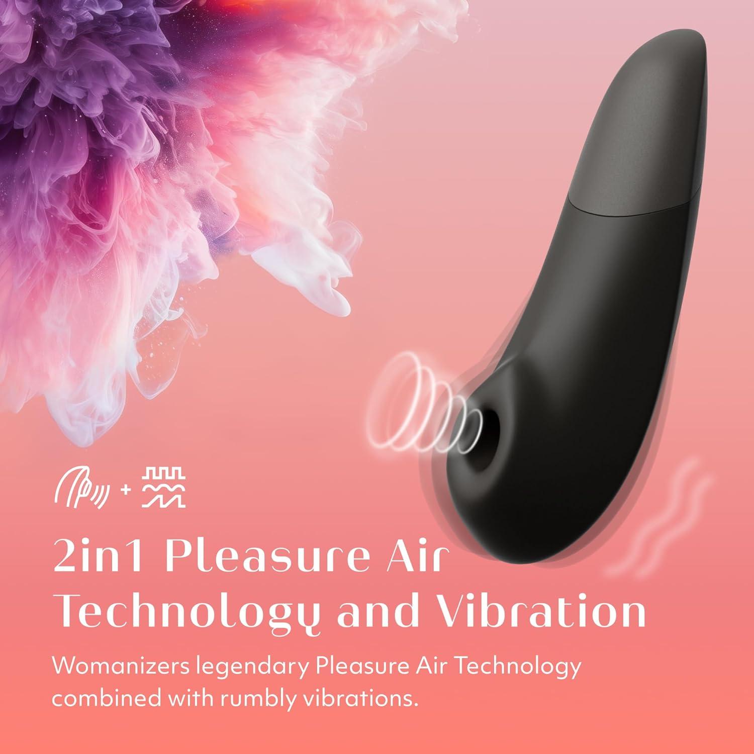 imageWomanizer Enhance 2 in 1 Air Massage Adult Toys amp Clitoris Vibrator for Women Clit Sucker Personal Massagers Clitoral Stimulator Vibration Sex Toys Couples Sexual Pleasure Tools for Women LilacBlack