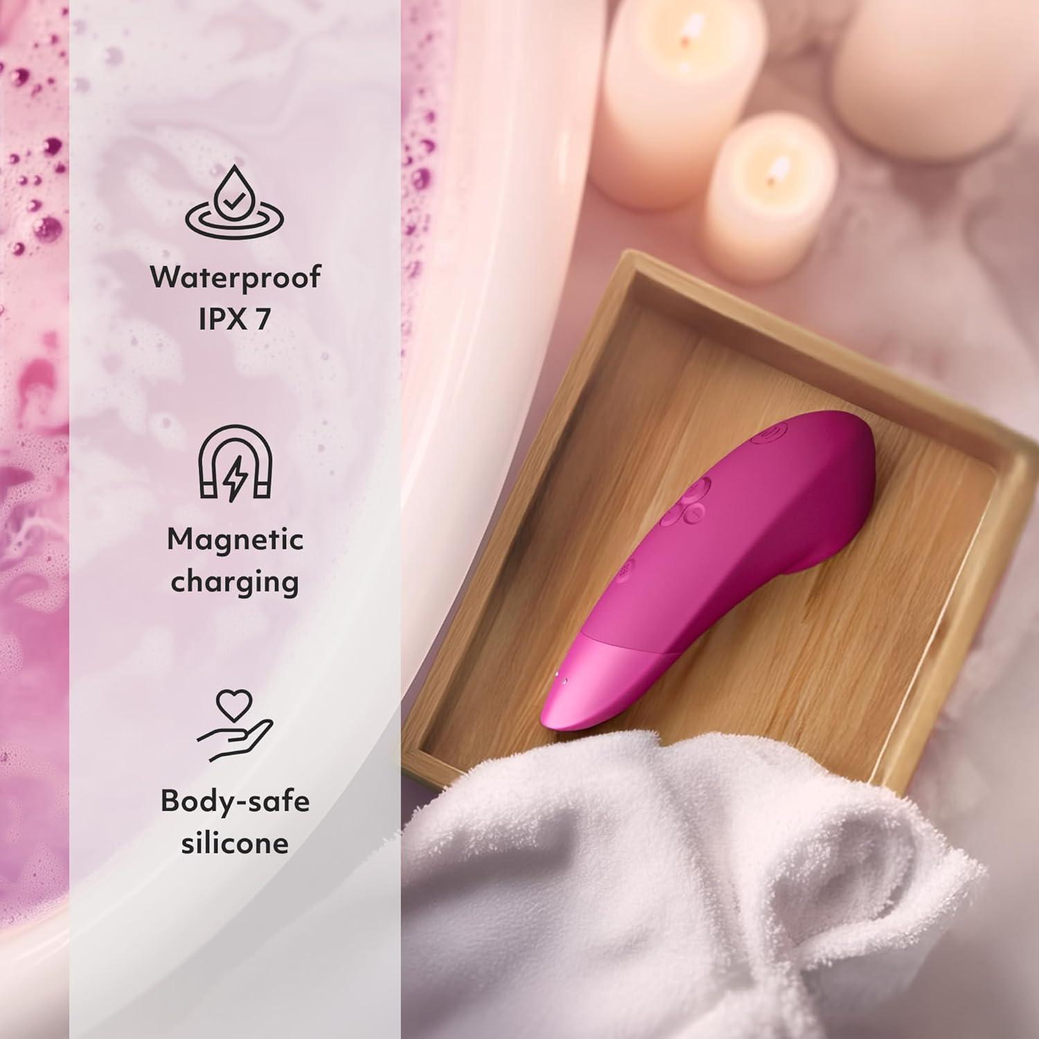imageWomanizer Enhance 2 in 1 Air Massage Adult Toys amp Clitoris Vibrator for Women Clit Sucker Personal Massagers Clitoral Stimulator Vibration Sex Toys Couples Sexual Pleasure Tools for Women LilacPink
