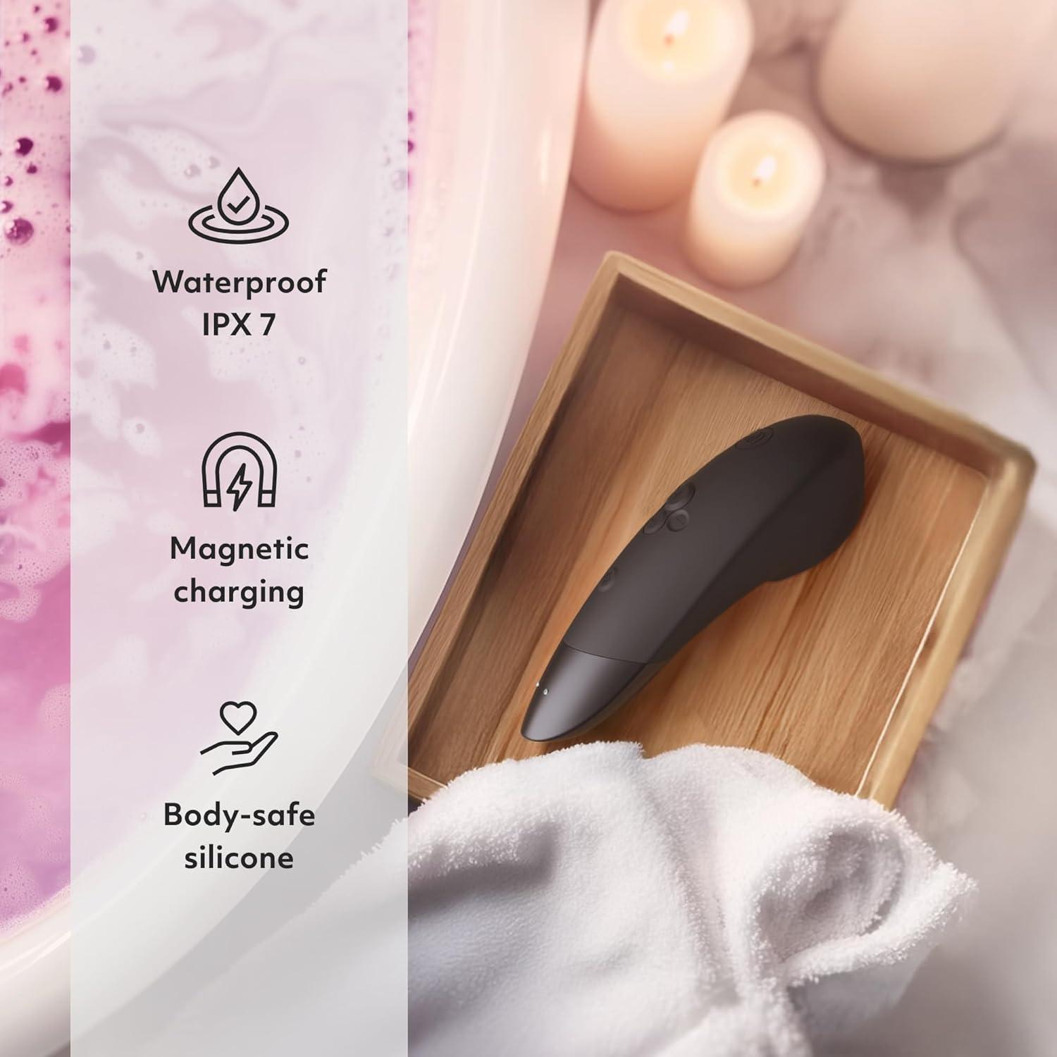 imageWomanizer Enhance 2 in 1 Air Massage Adult Toys amp Clitoris Vibrator for Women Clit Sucker Personal Massagers Clitoral Stimulator Vibration Sex Toys Couples Sexual Pleasure Tools for Women LilacBlack