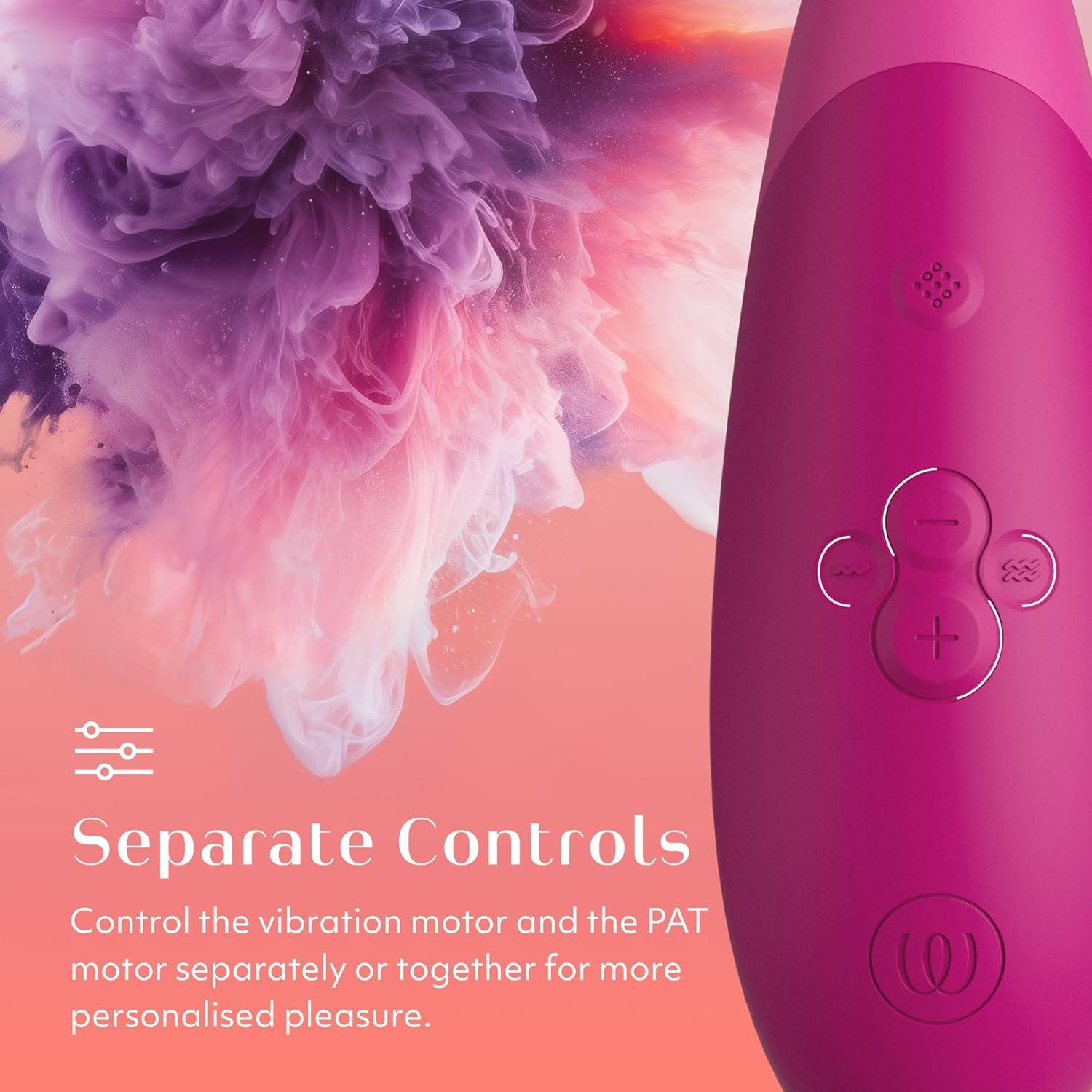 imageWomanizer Enhance 2 in 1 Air Massage Adult Toys amp Clitoris Vibrator for Women Clit Sucker Personal Massagers Clitoral Stimulator Vibration Sex Toys Couples Sexual Pleasure Tools for Women LilacPink