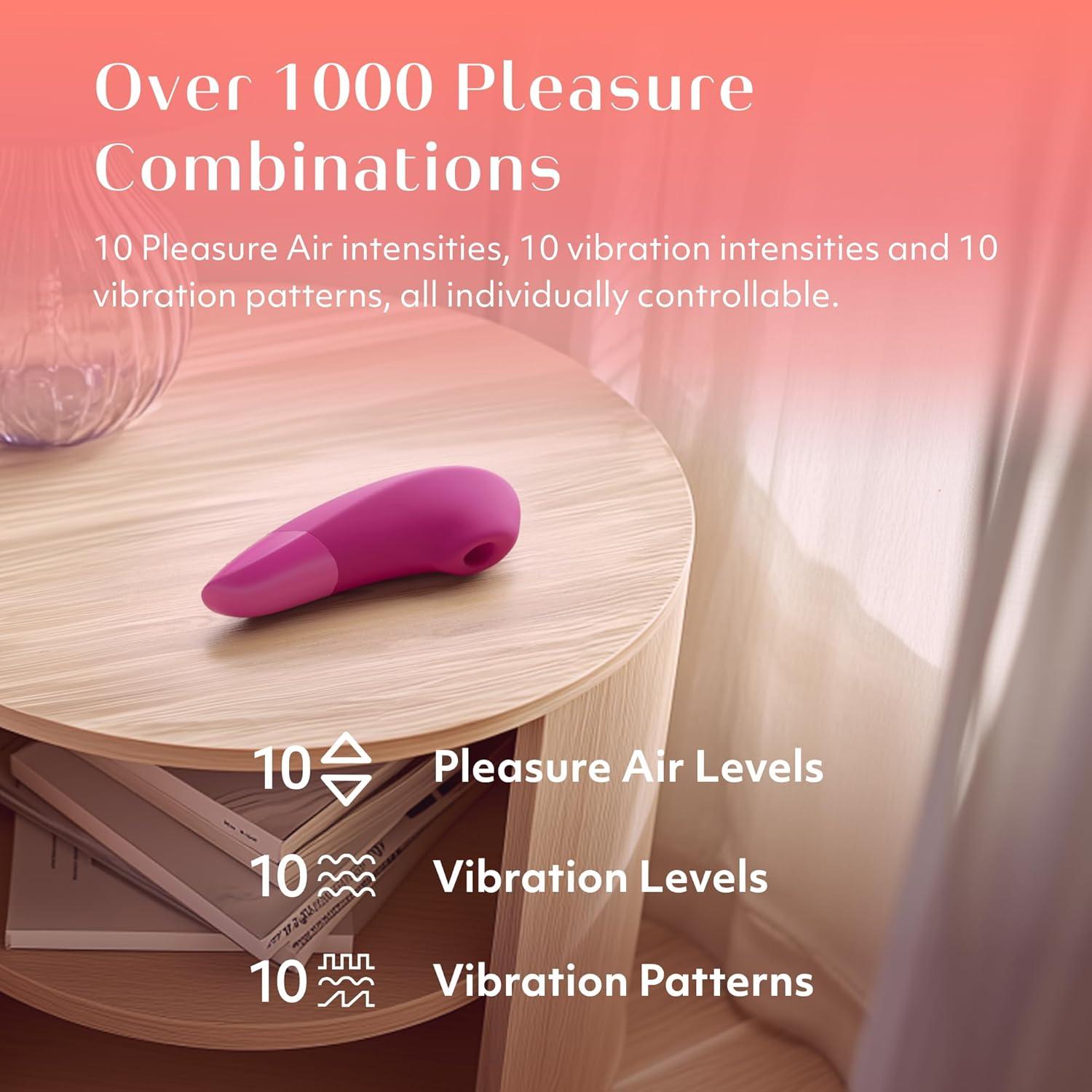 imageWomanizer Enhance 2 in 1 Air Massage Adult Toys amp Clitoris Vibrator for Women Clit Sucker Personal Massagers Clitoral Stimulator Vibration Sex Toys Couples Sexual Pleasure Tools for Women LilacPink