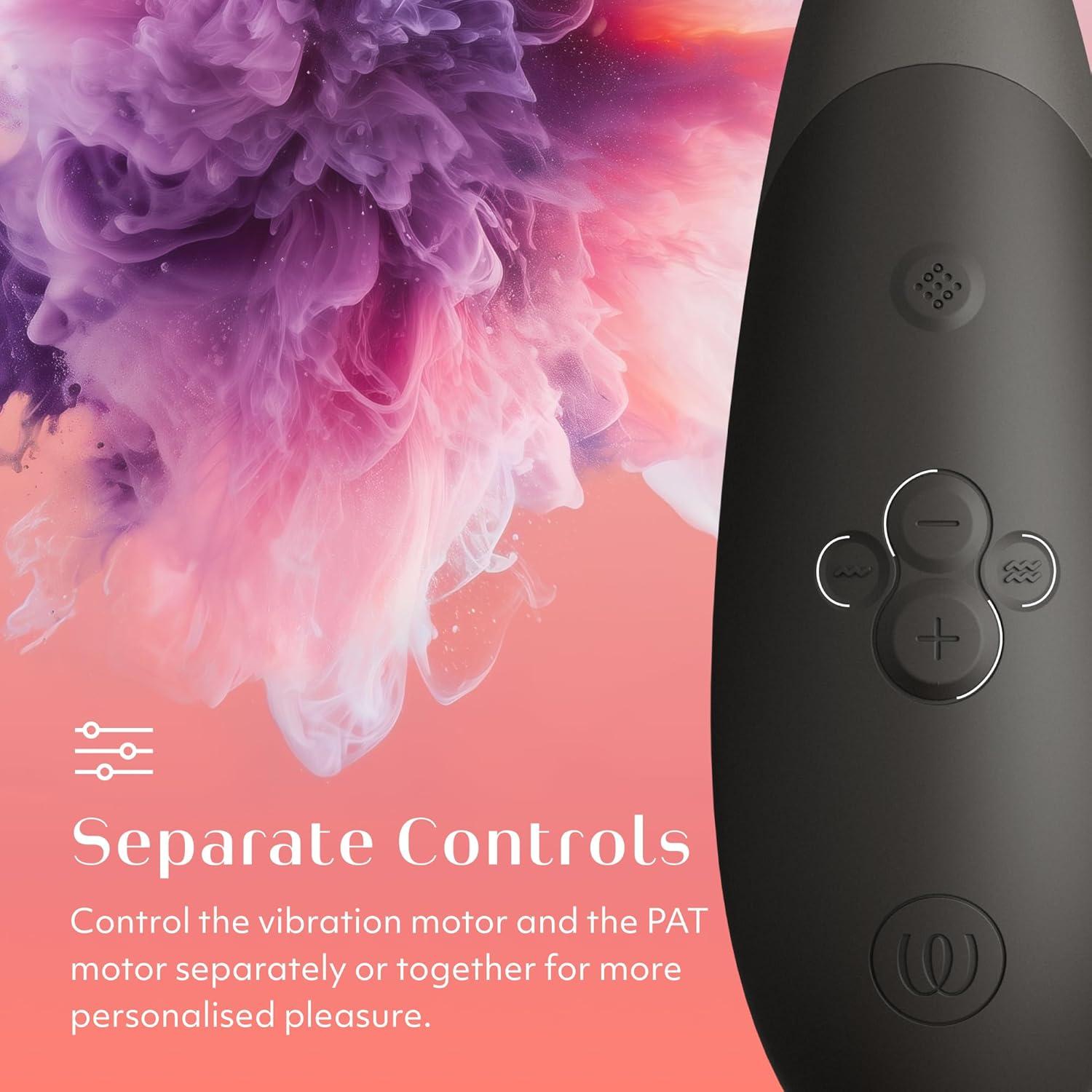 imageWomanizer Enhance 2 in 1 Air Massage Adult Toys amp Clitoris Vibrator for Women Clit Sucker Personal Massagers Clitoral Stimulator Vibration Sex Toys Couples Sexual Pleasure Tools for Women LilacBlack