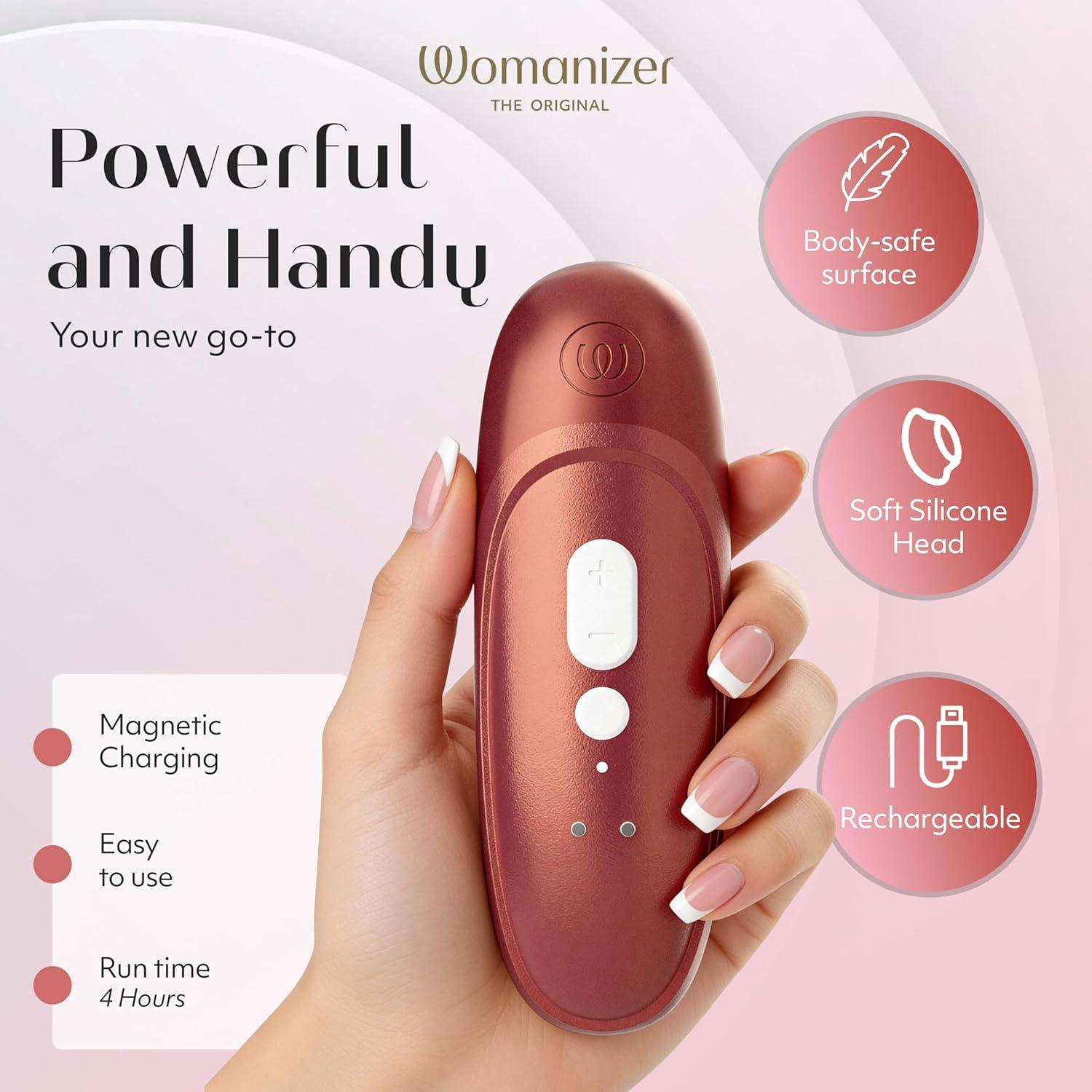 imageWomanizer Pro Clit Sucker Adult Toys Clitoris Vibrator for Women amp Couples Vibrating Sex Toy Clit Stimulator for Woman with 11 Suction Speeds Waterproof Clitoral Stimulation Massager LilacRed