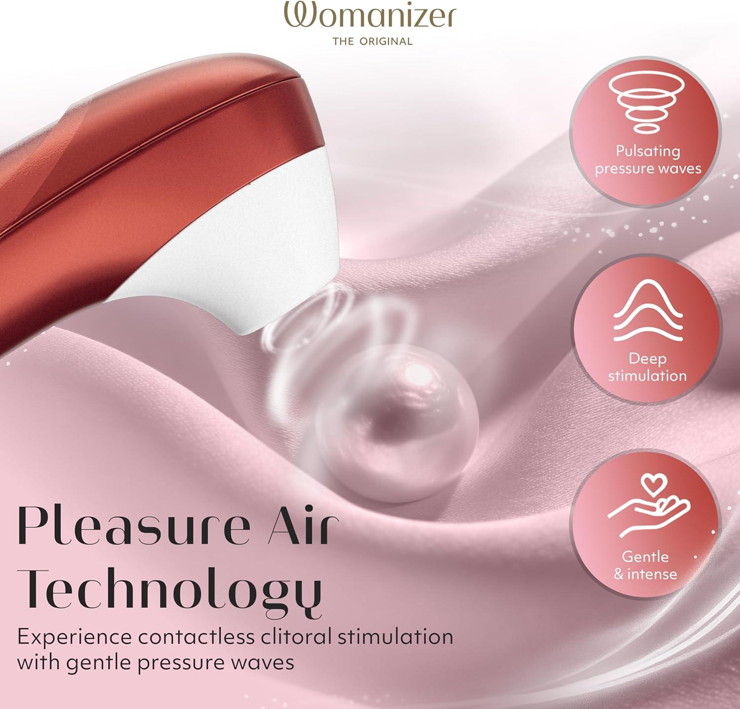 imageWomanizer Pro Clit Sucker Adult Toys Clitoris Vibrator for Women amp Couples Vibrating Sex Toy Clit Stimulator for Woman with 11 Suction Speeds Waterproof Clitoral Stimulation Massager LilacRed