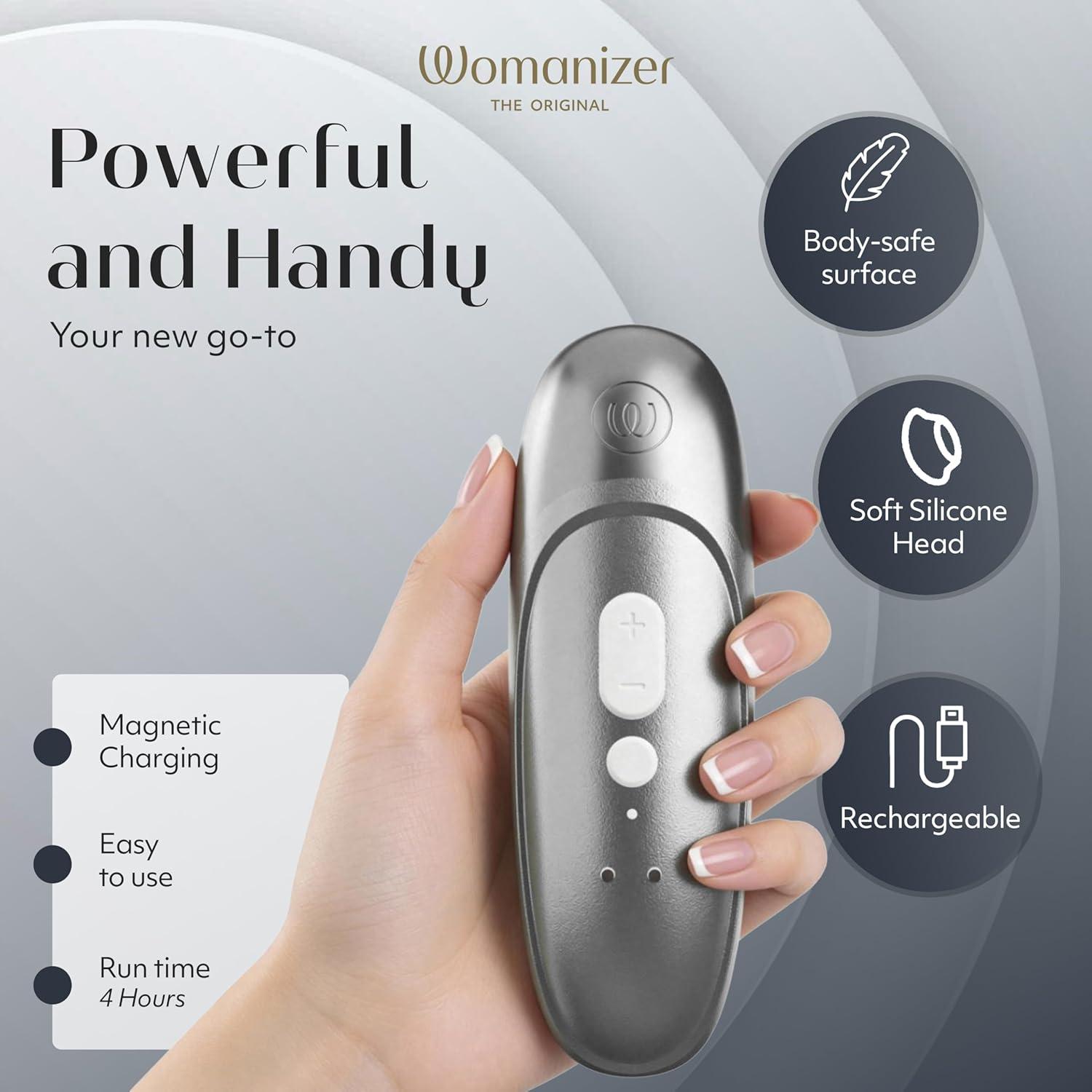 imageWomanizer Pro Clit Sucker Adult Toys Clitoris Vibrator for Women amp Couples Vibrating Sex Toy Clit Stimulator for Woman with 11 Suction Speeds Waterproof Clitoral Stimulation Massager LilacGray