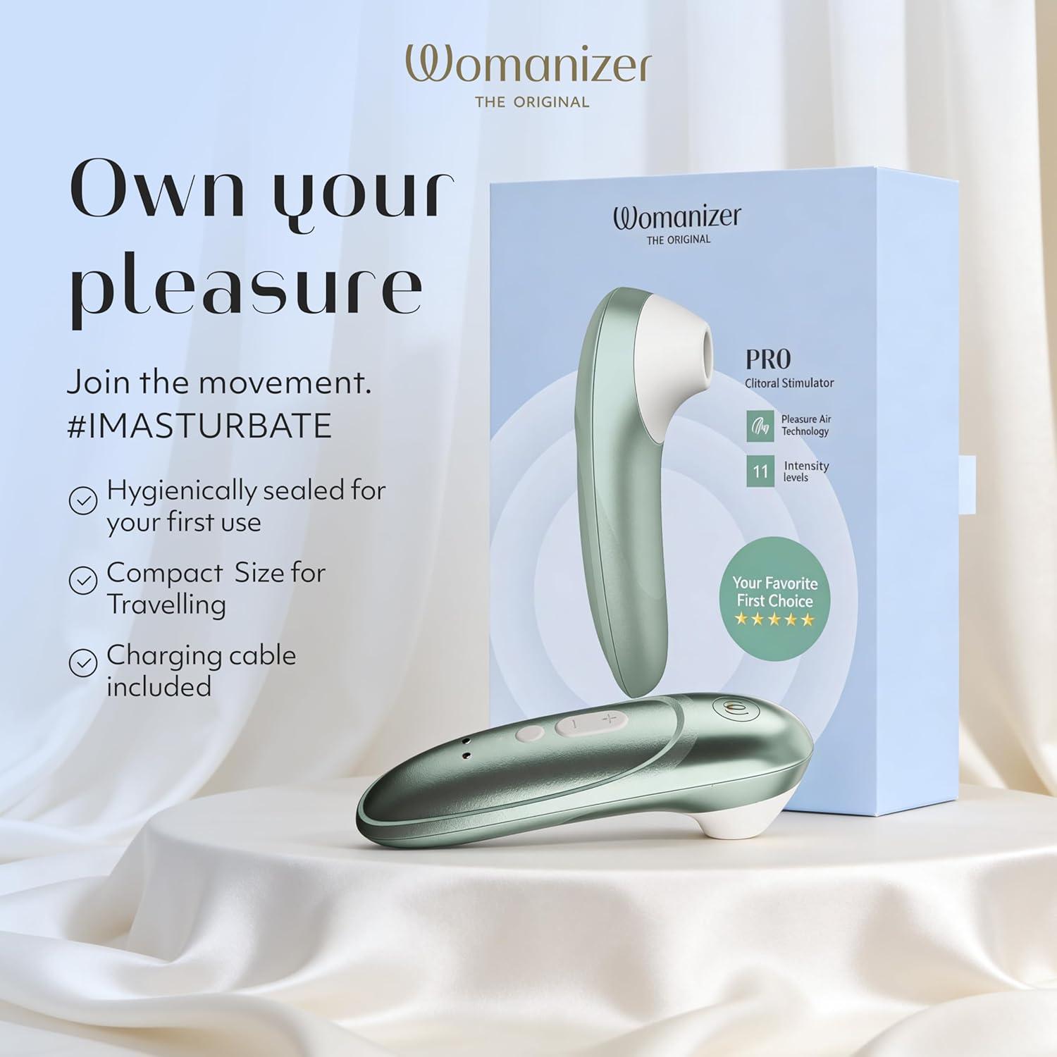 imageWomanizer Pro Clit Sucker Adult Toys Clitoris Vibrator for Women amp Couples Vibrating Sex Toy Clit Stimulator for Woman with 11 Suction Speeds Waterproof Clitoral Stimulation Massager LilacGreen