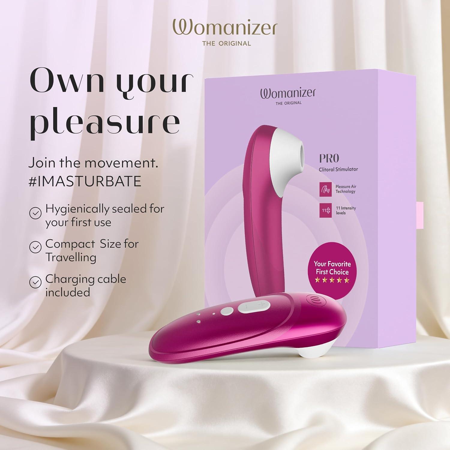 imageWomanizer Pro Clit Sucker Adult Toys Clitoris Vibrator for Women amp Couples Vibrating Sex Toy Clit Stimulator for Woman with 11 Suction Speeds Waterproof Clitoral Stimulation Massager LilacPink