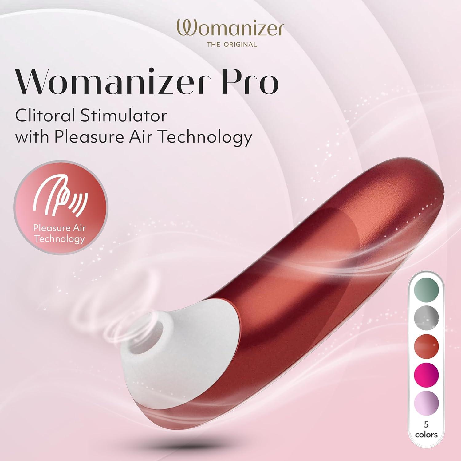 imageWomanizer Pro Clit Sucker Adult Toys Clitoris Vibrator for Women amp Couples Vibrating Sex Toy Clit Stimulator for Woman with 11 Suction Speeds Waterproof Clitoral Stimulation Massager LilacRed