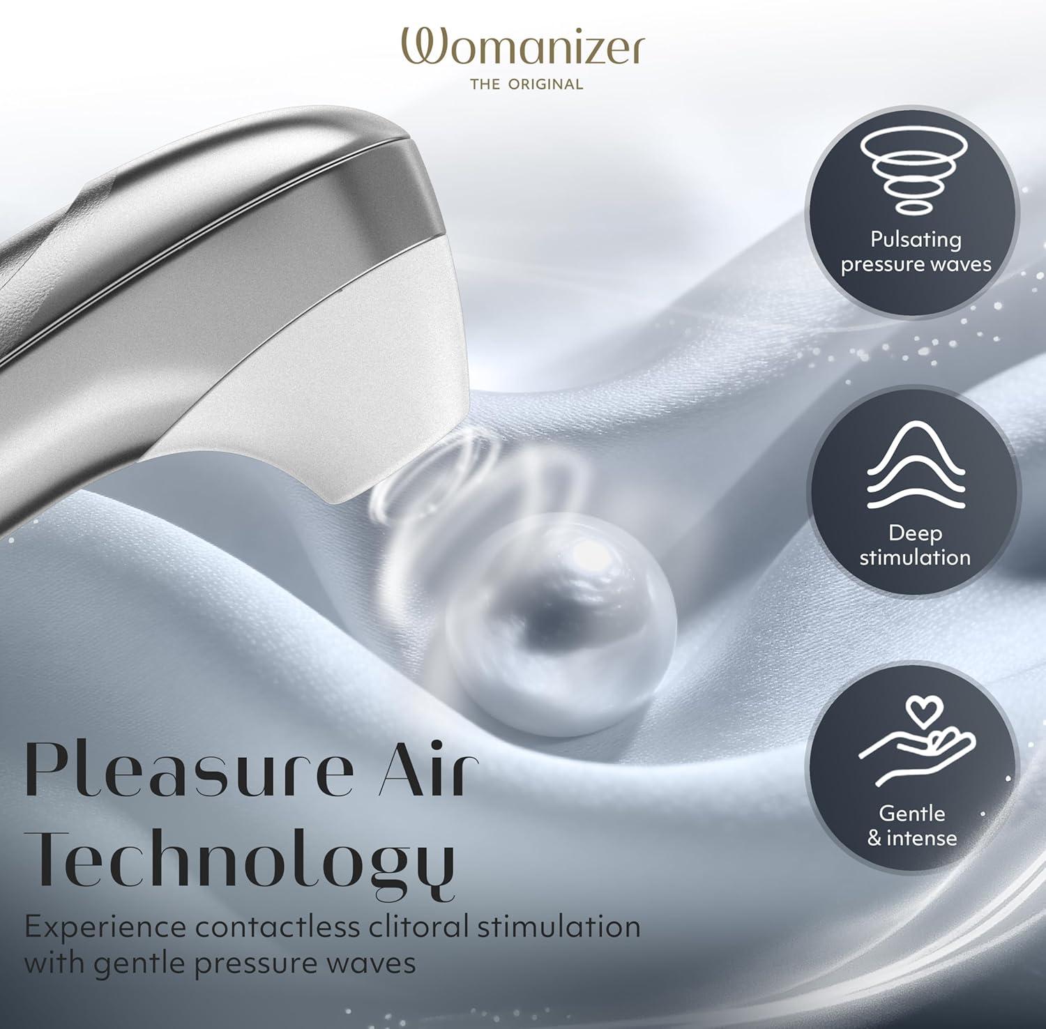 imageWomanizer Pro Clit Sucker Adult Toys Clitoris Vibrator for Women amp Couples Vibrating Sex Toy Clit Stimulator for Woman with 11 Suction Speeds Waterproof Clitoral Stimulation Massager LilacGray