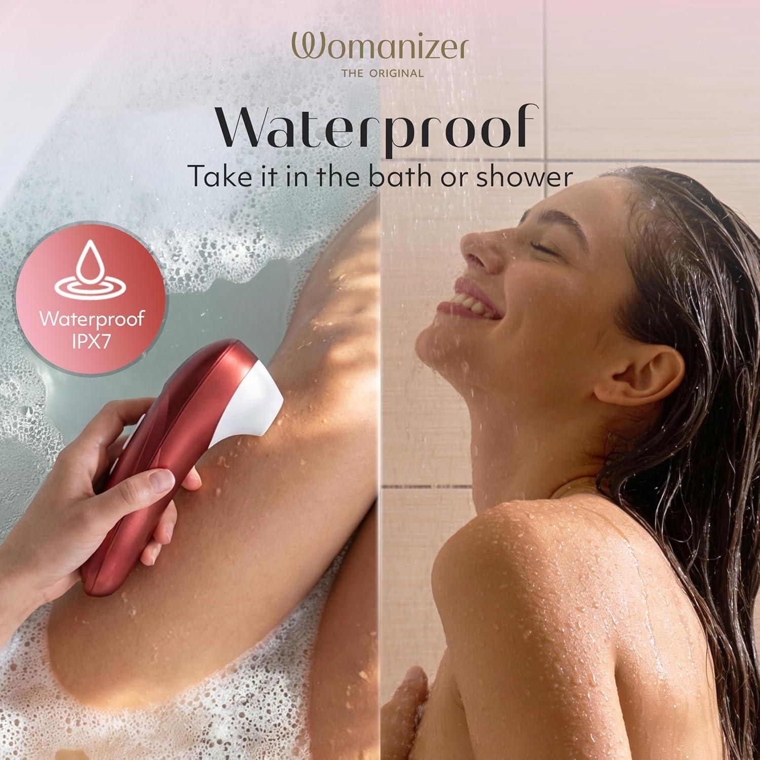 imageWomanizer Pro Clit Sucker Adult Toys Clitoris Vibrator for Women amp Couples Vibrating Sex Toy Clit Stimulator for Woman with 11 Suction Speeds Waterproof Clitoral Stimulation Massager LilacRed