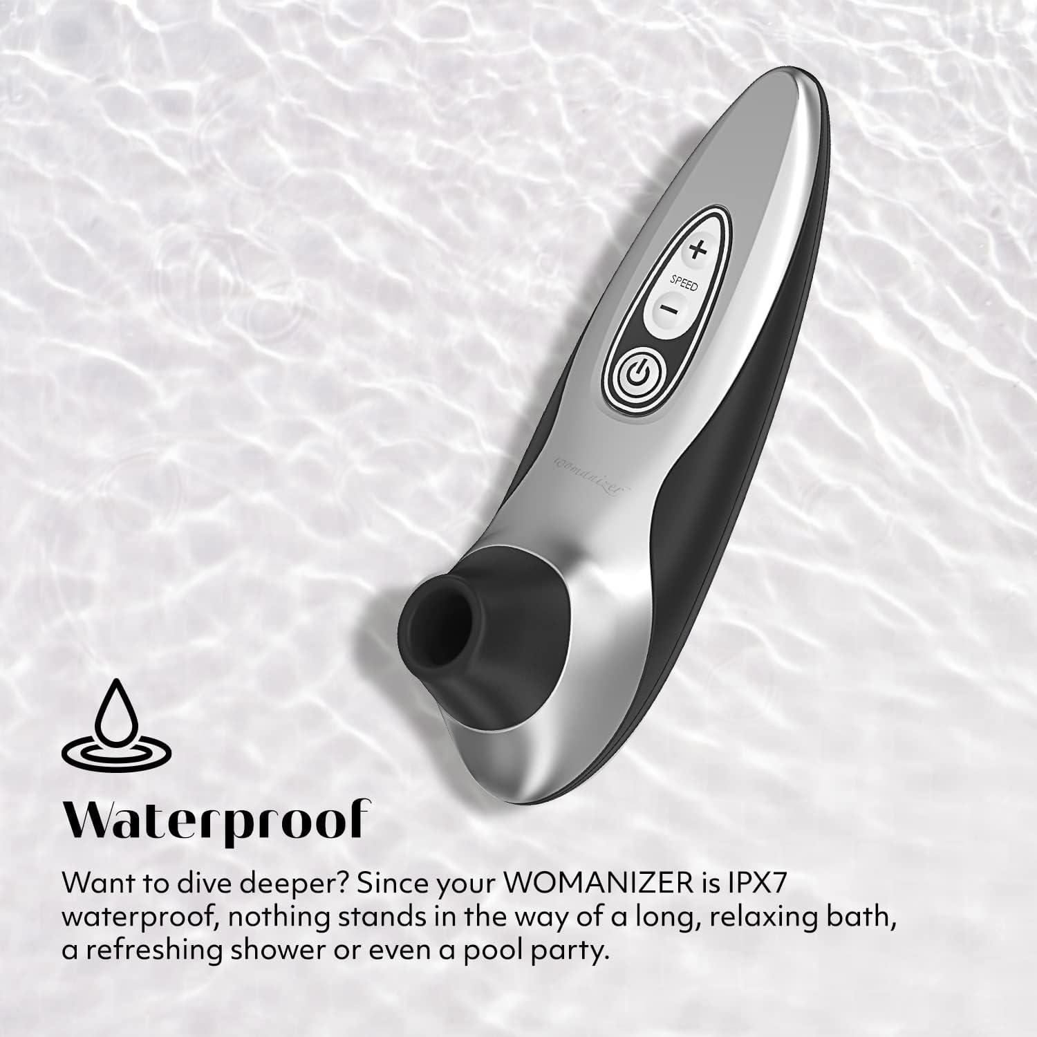 imageWomanizer Pro40 Clitoris Vibrator Sex Toy Clit Stimulator with 6 Suction Speeds Vibrating Dildo Adult Toys for Women Clit Sucker Sexual Pleasure Tools for Women Personal Massager Rose GoldBlack
