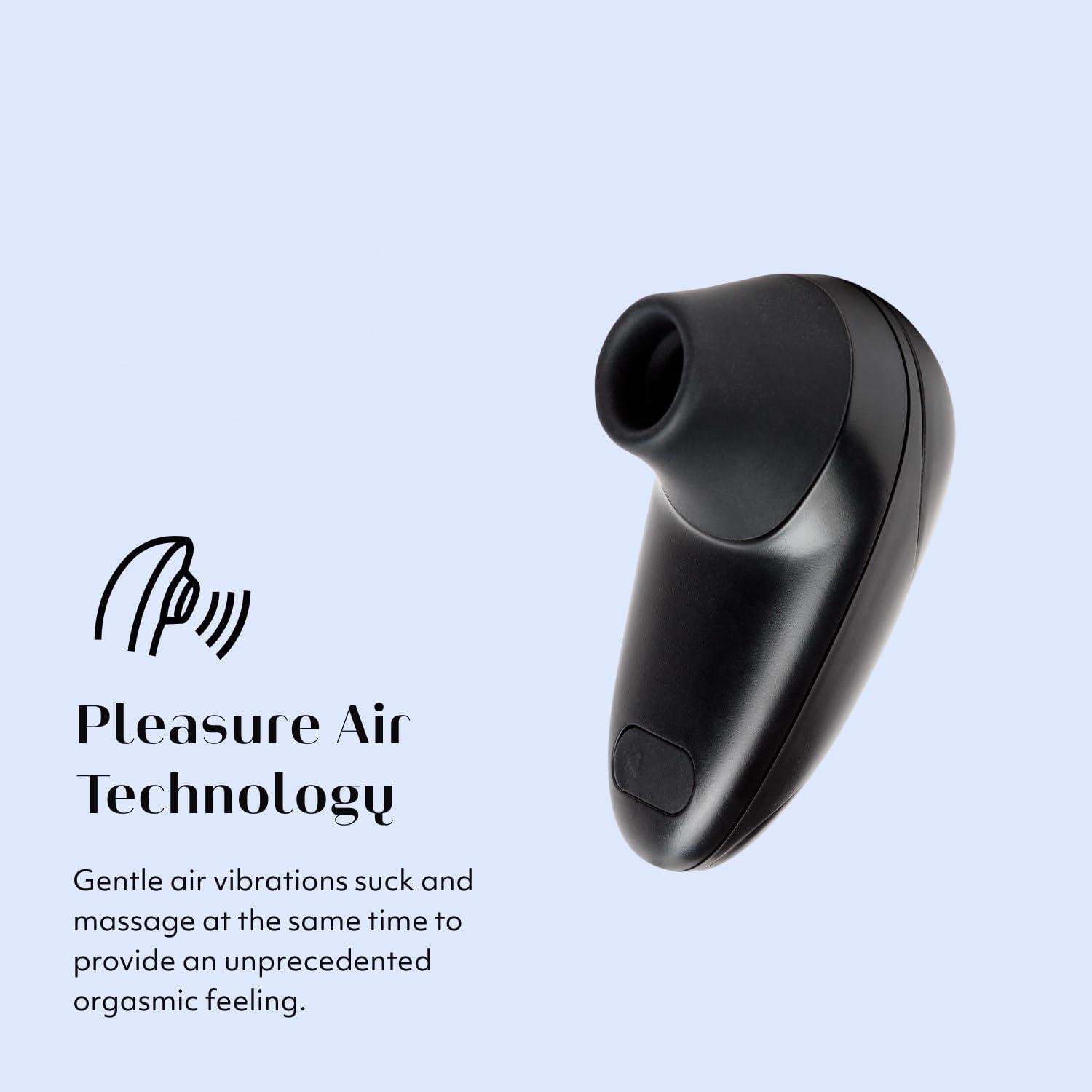 imageWomanizer Starlet Black Mini Pleasure Air Clitoris Sucker and Lovehoney Enjoy Water Based Lube 85 fl oz Couples Sex Toys Bundle