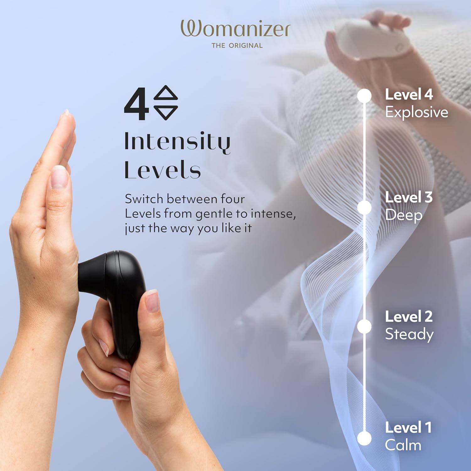 imageWomanizer Starlet Clitoris Vibrator Sex Toy Clit Stimulator with 4 Suction Speeds Vibrating Dildo Adult Toys for Women Clit Sucker Sexual Pleasure Tools for Women Personal Massager BlackBlack