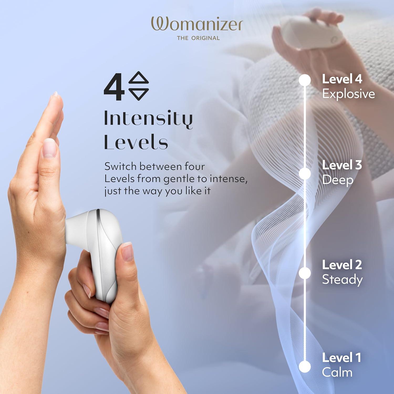 imageWomanizer Starlet Clitoris Vibrator Sex Toy Clit Stimulator with 4 Suction Speeds Vibrating Dildo Adult Toys for Women Clit Sucker Sexual Pleasure Tools for Women Personal Massager BlackWhite