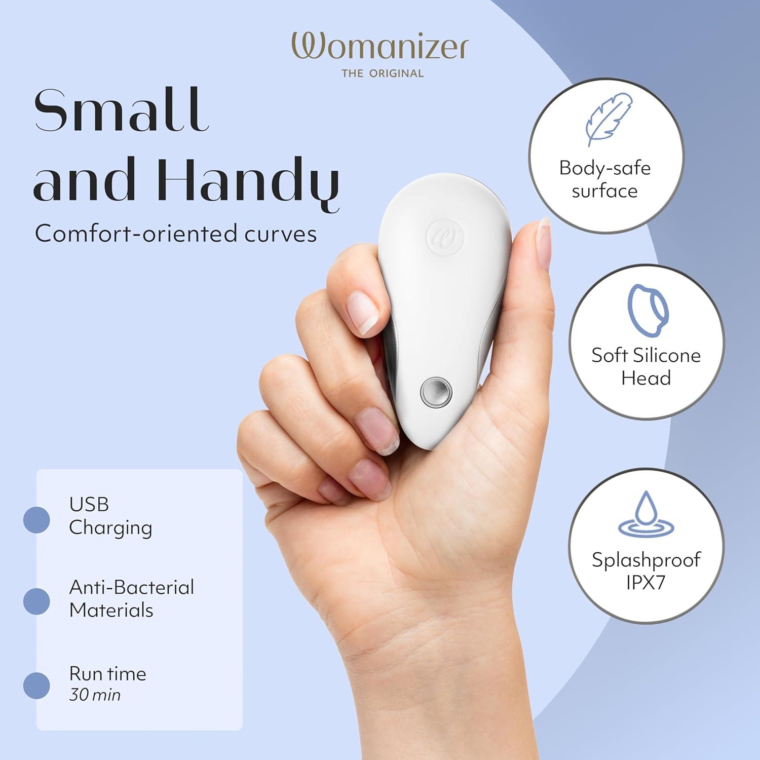 imageWomanizer Starlet Clitoris Vibrator Sex Toy Clit Stimulator with 4 Suction Speeds Vibrating Dildo Adult Toys for Women Clit Sucker Sexual Pleasure Tools for Women Personal Massager BlackWhite
