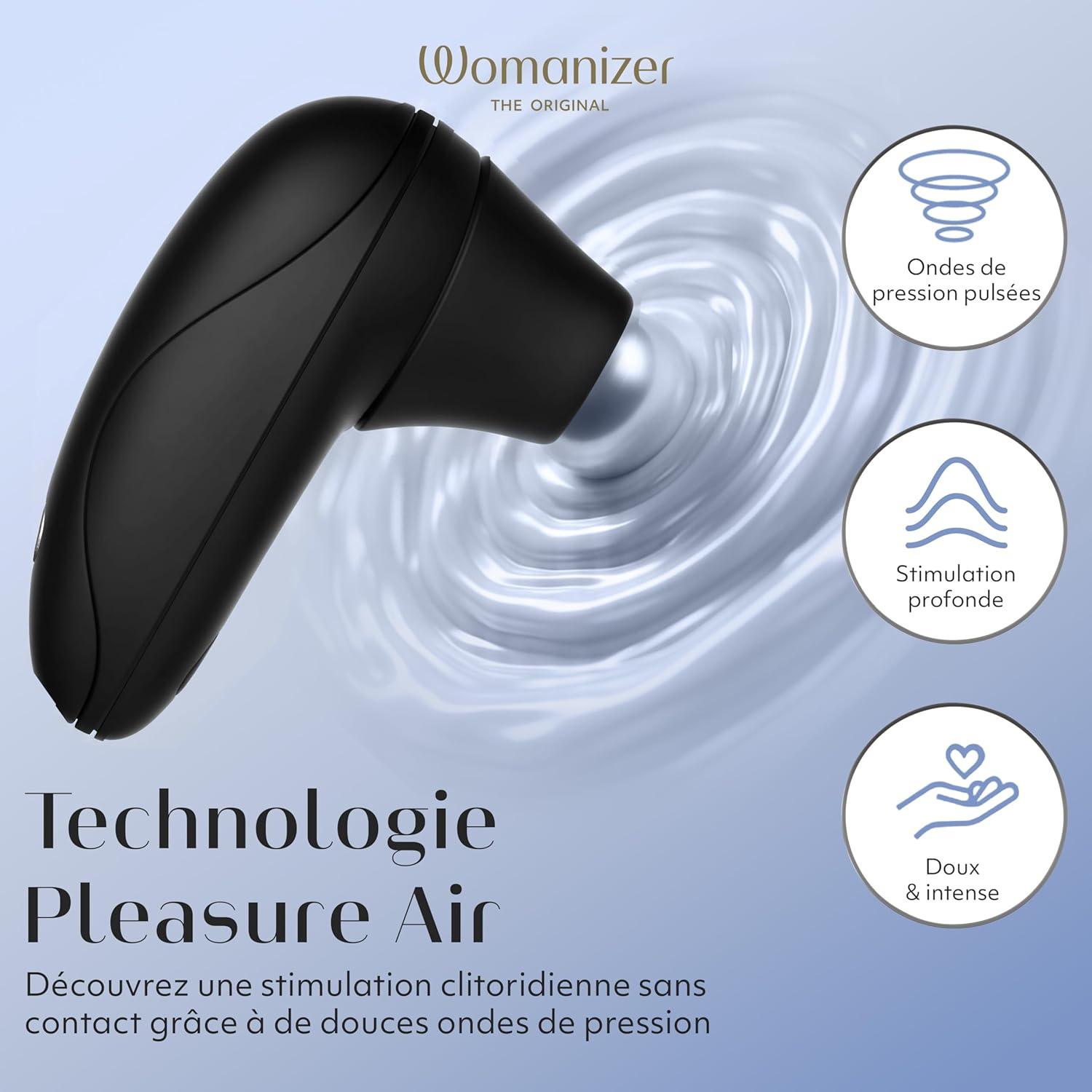 imageWomanizer Starlet Clitoris Vibrator Sex Toy Clit Stimulator with 4 Suction Speeds Vibrating Dildo Adult Toys for Women Clit Sucker Sexual Pleasure Tools for Women Personal Massager BlackBlack