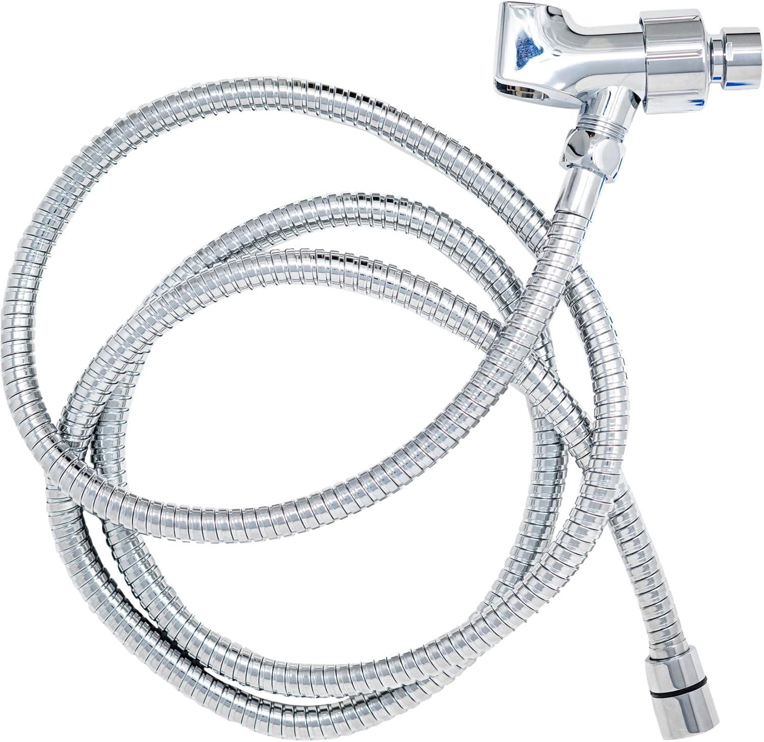 imageWomanizer Wave Multifunction Shower Head Special Jet Water Powered Personal Massager 2in1 Showerhead for Women Control 3 Pattern Settings Handheld Water Pressure Massage Tool ChromeAdapter and Hose Accessory Kit
