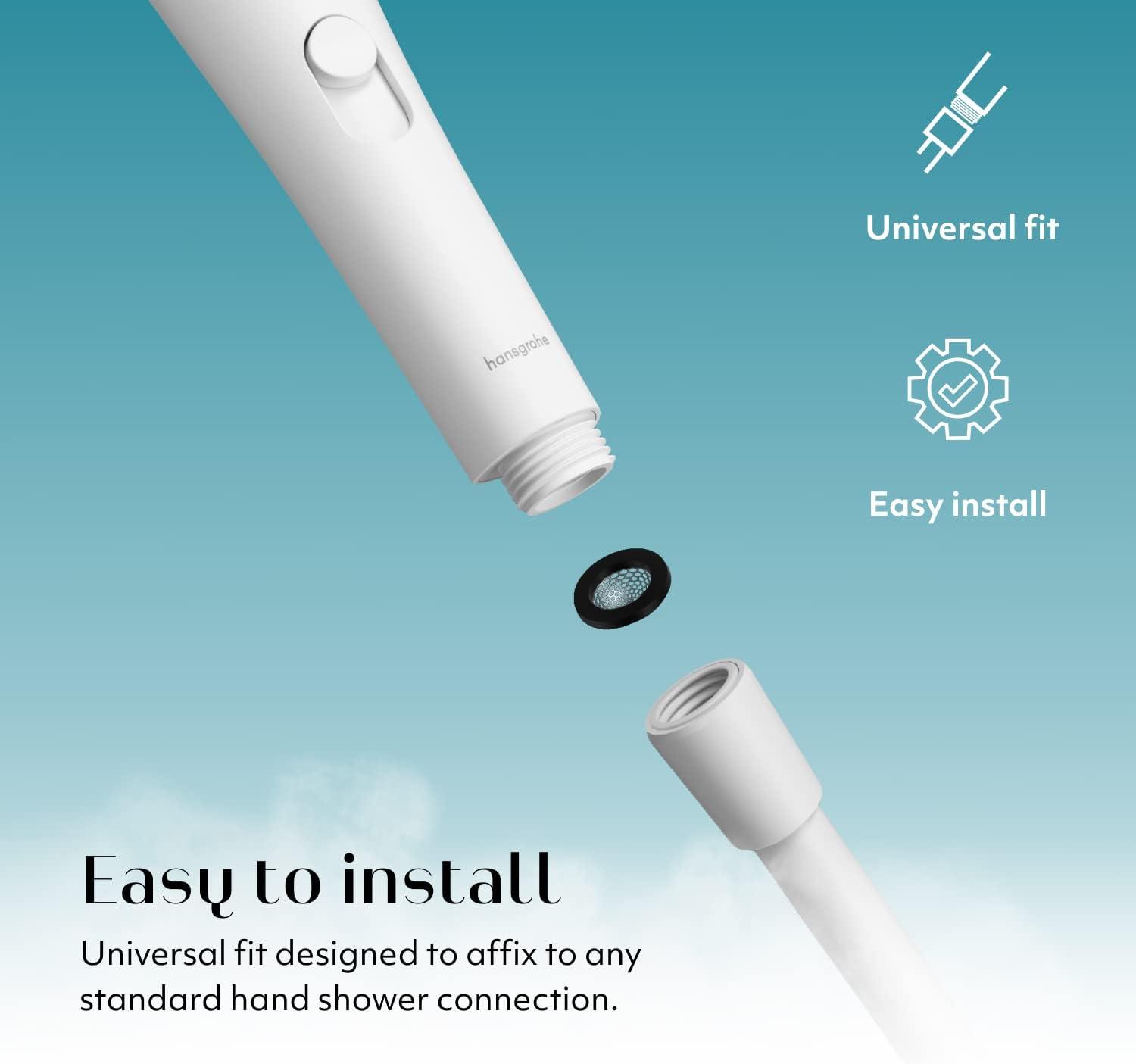 imageWomanizer Wave Multifunction Shower Head Special Jet Water Powered Personal Massager 2in1 Showerhead for Women Control 3 Pattern Settings Handheld Water Pressure Massage Tool ChromeWhite