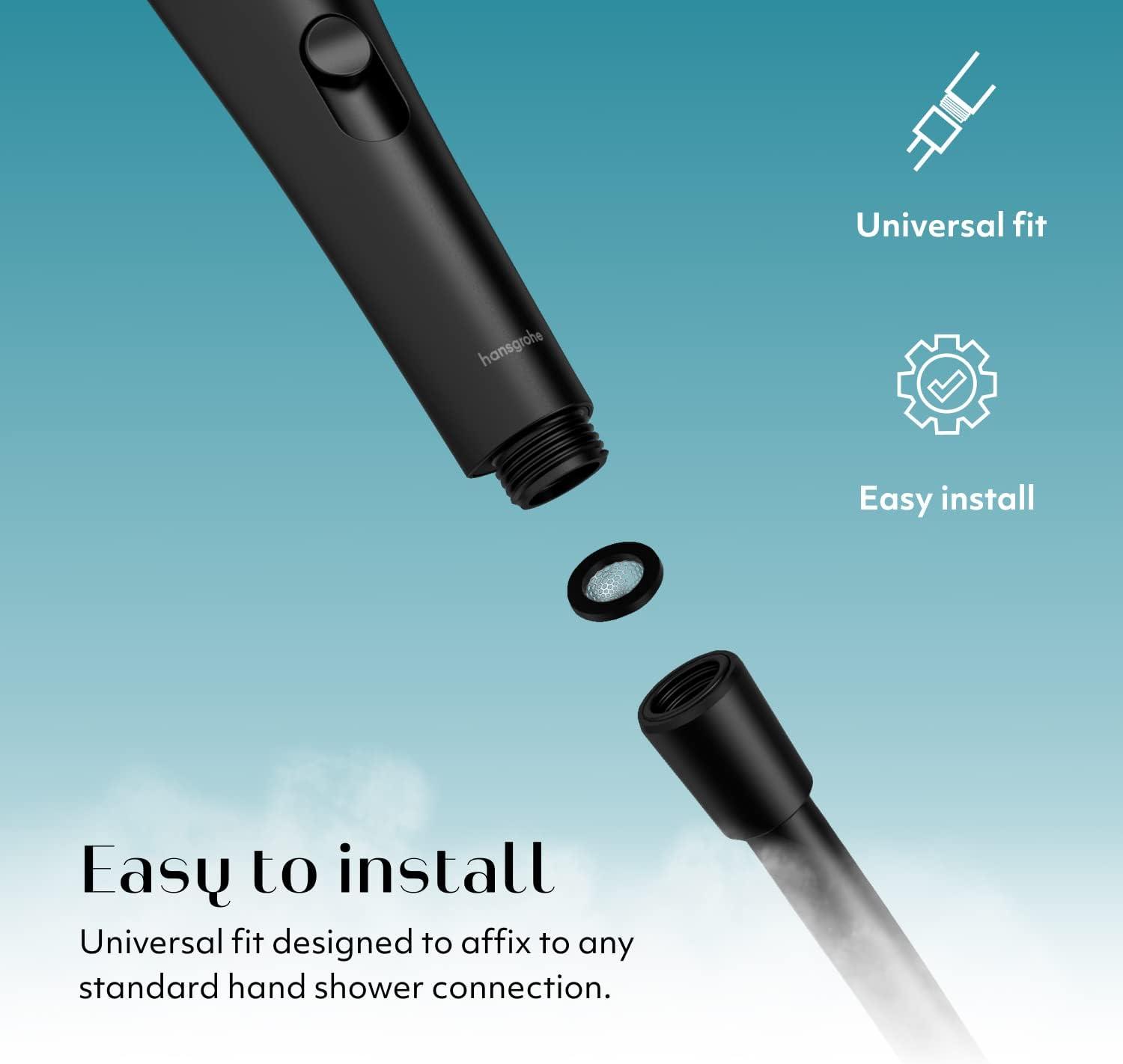 imageWomanizer Wave Multifunction Shower Head Special Jet Water Powered Personal Massager 2in1 Showerhead for Women Control 3 Pattern Settings Handheld Water Pressure Massage Tool ChromeBlack